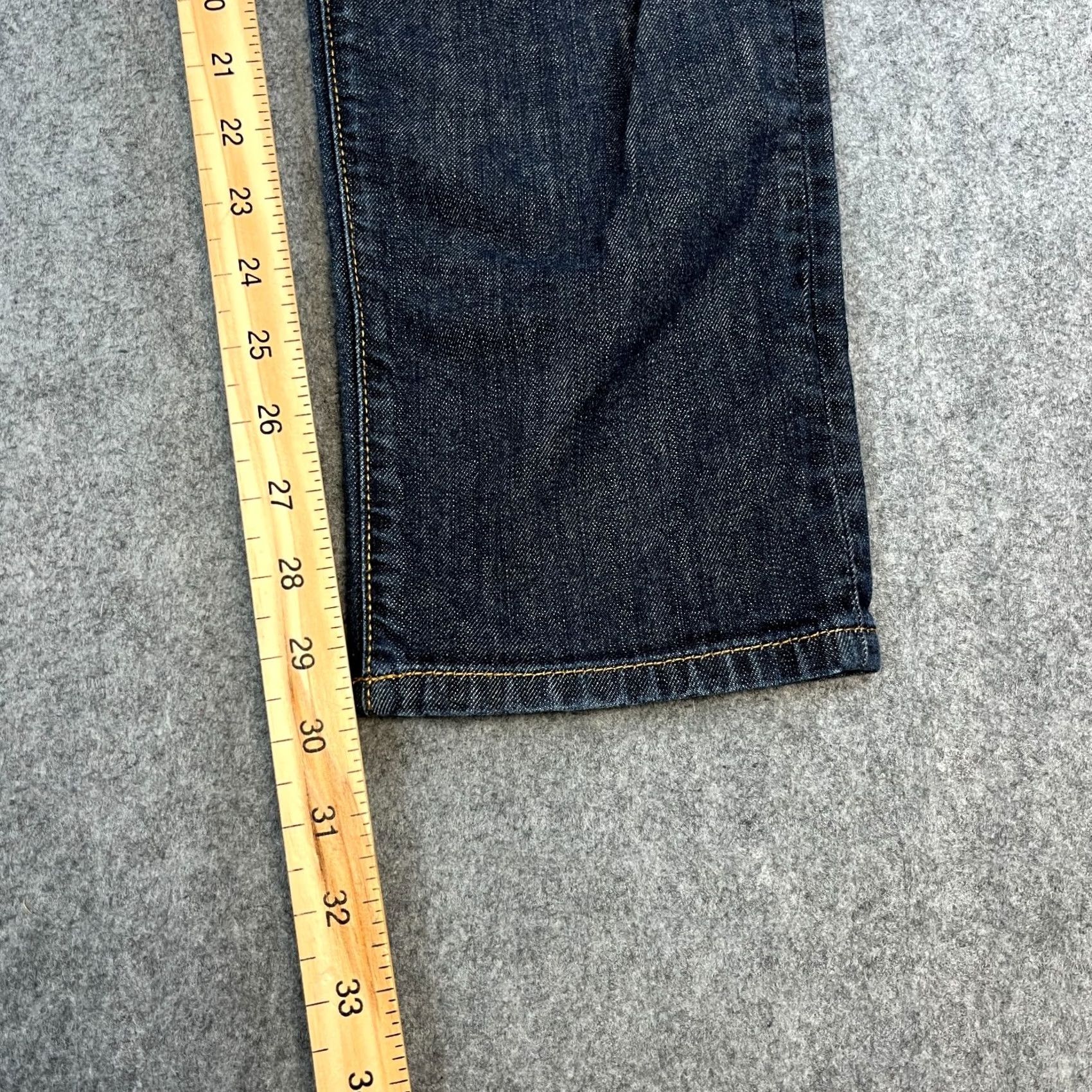 Hugo Boss HUGO BOSS Jeans Tapered Fit 32 32 Dark Blue Stretch Maine Denim 5-Pocket Mens Slim Adult Regular 32 in Blue Size US 32 / EU 48 - 4 Thumbnail