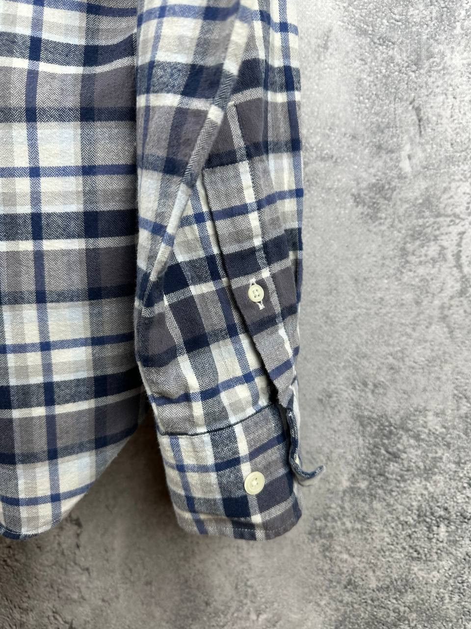 Oliver Sweeney Oliver Sweeney Censo Check Flannel Shirt Brushed Button Up Size US XL / EU 56 / 4 - 9 Thumbnail
