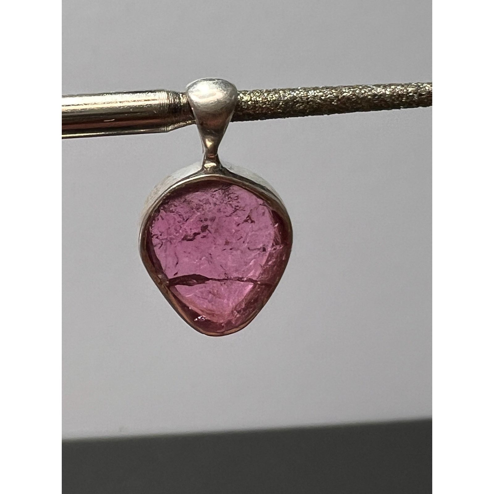 Other NEW Pink tourmaline sterling silver pendant 1.17 grams Size ONE SIZE - 6 Thumbnail