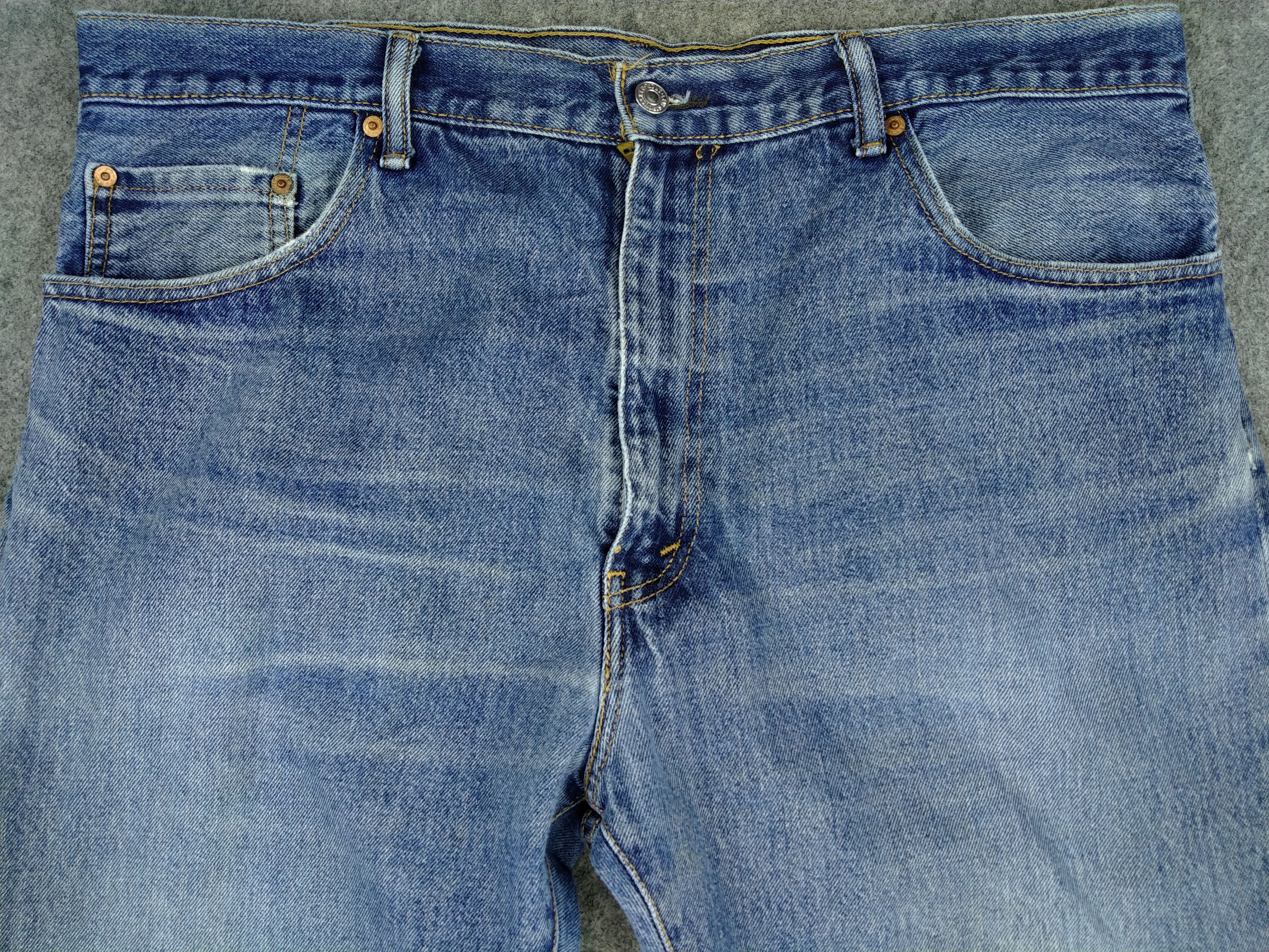 Japanese Brand Faded Blue Vintage Levi's 517 Jeans 39x33 Denim -JN1036 Size US 39 - 3 Thumbnail