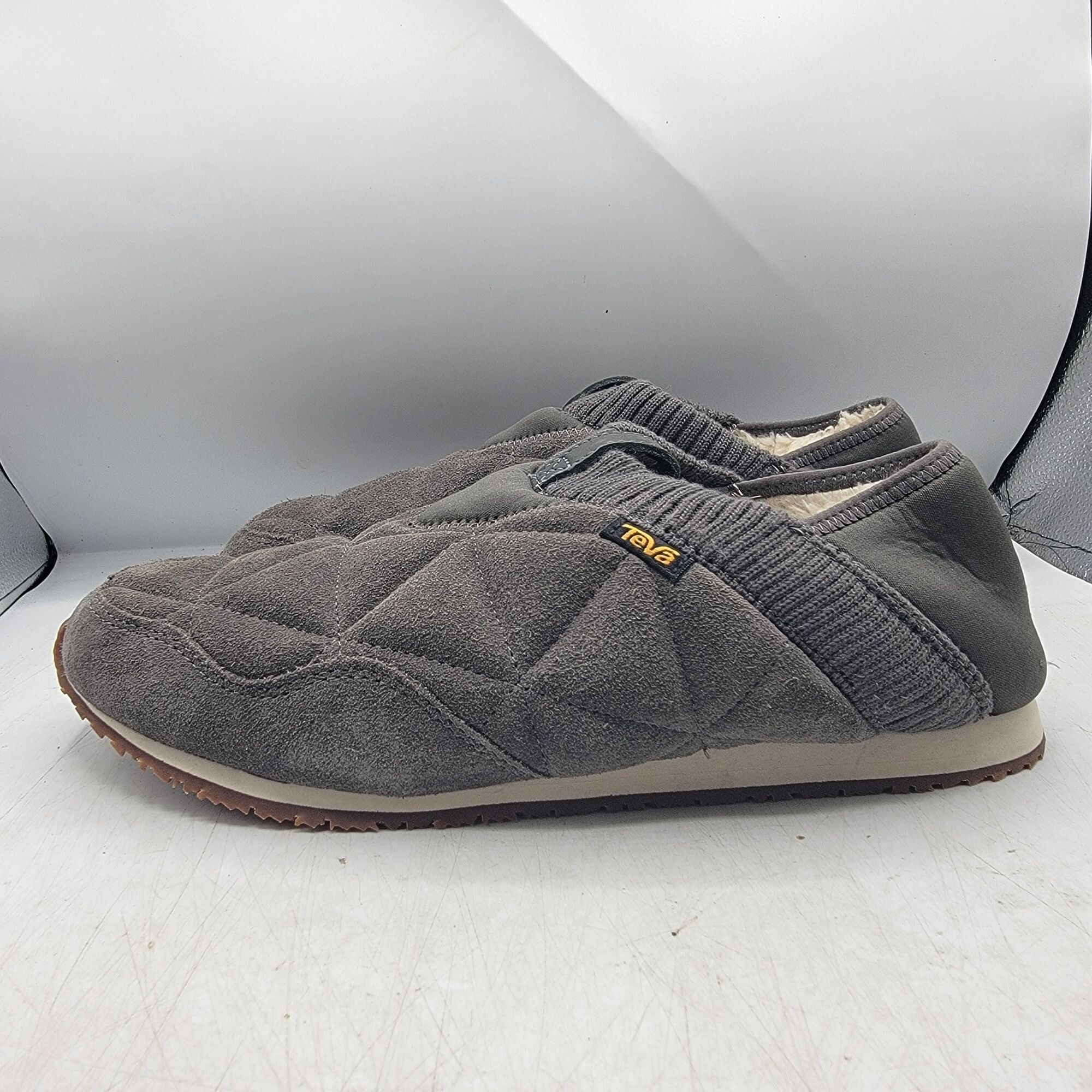 Teva Teva ReEmber Plushed Mens 11 Gray Slipper Shoes Comfort Line Size US 11 / EU 44 - 5 Thumbnail