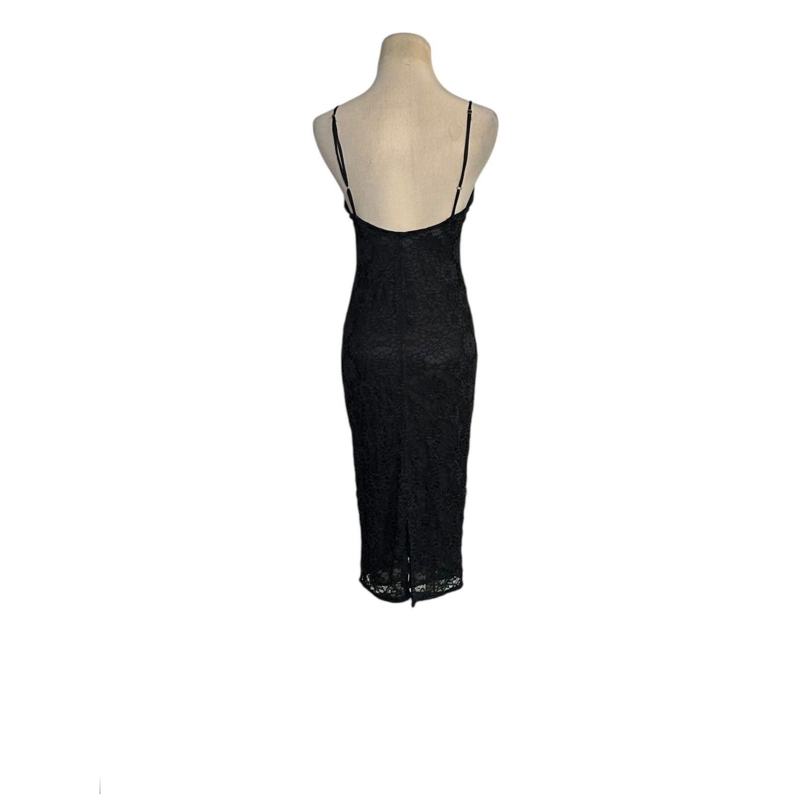 Urban Outfitters Out From Under black lace slip pencil dress size Small Size S / US 4 / IT 40 - 2 Thumbnail