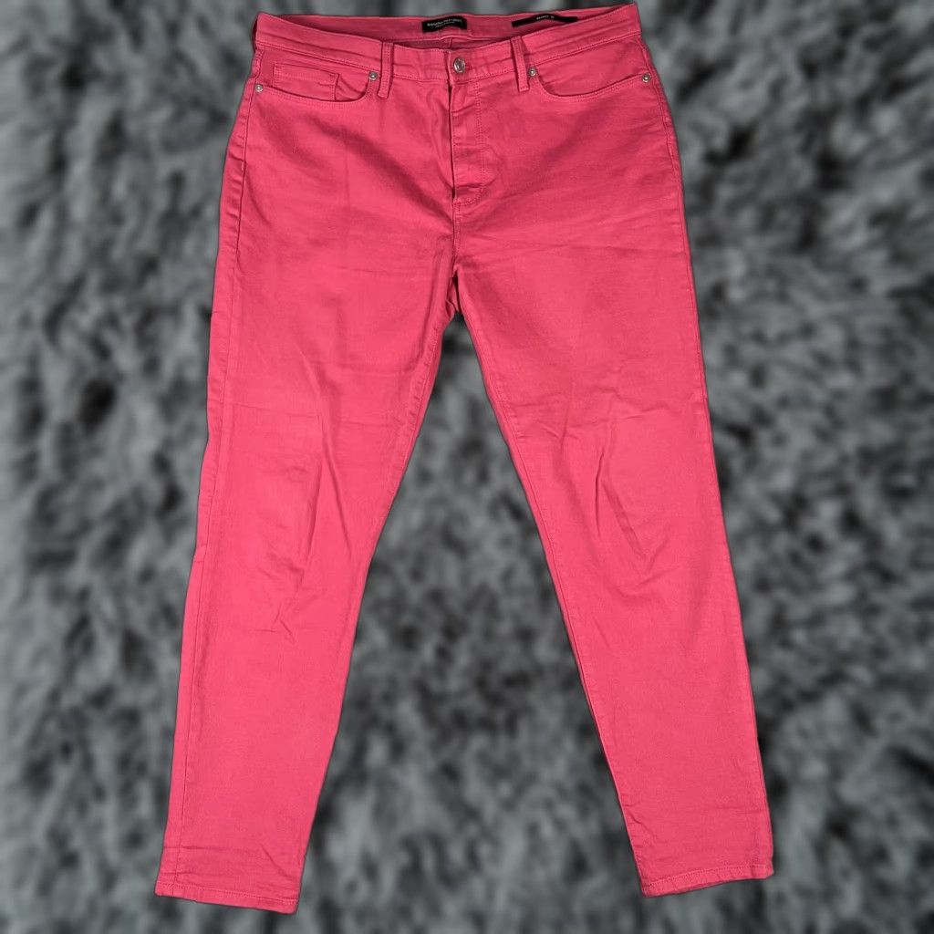 Banana Republic Banana Republic Pants Mens 31 Pink Skinny Fit Stretch Chino Casual Modern Style Size US 31 - 1 Thumbnail