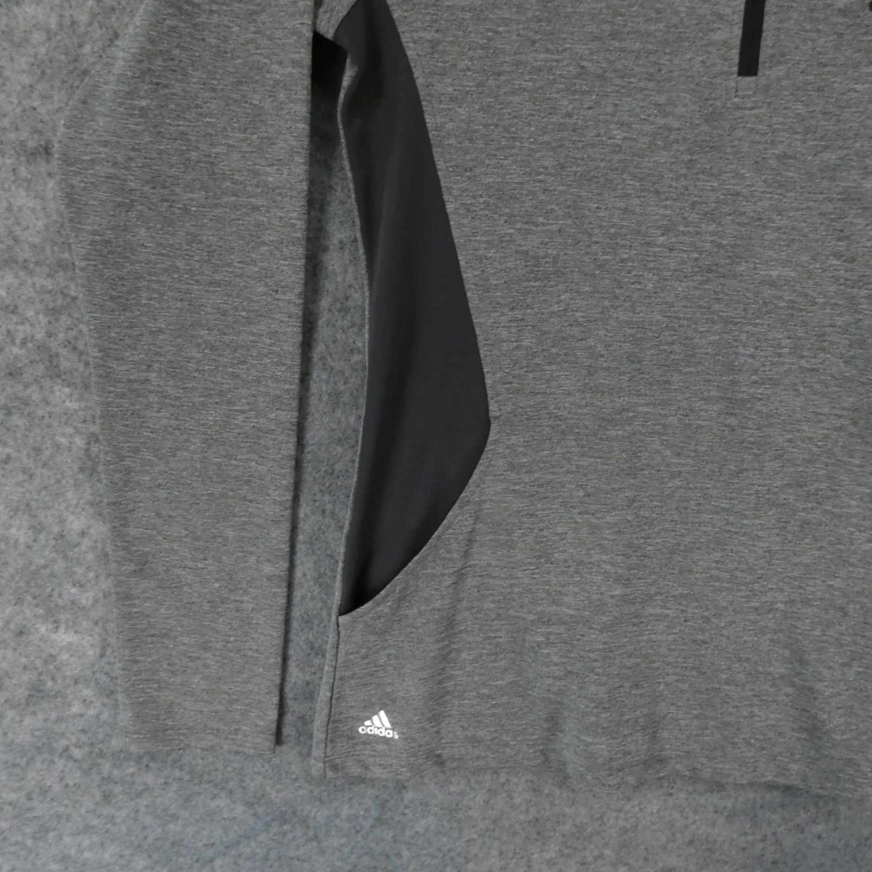 Adidas Adidas Shirt Womens Small Long Sleeve Gray Pullover 1/4 Zip Lightweight Size S / US 4 / IT 40 - 4 Thumbnail