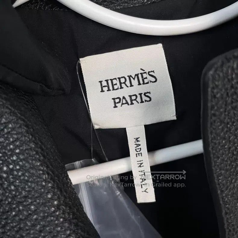 Hermes Hermes Black Deer Leather Jacket Size XS / US 0-2 / IT 36-38 - 3 Thumbnail
