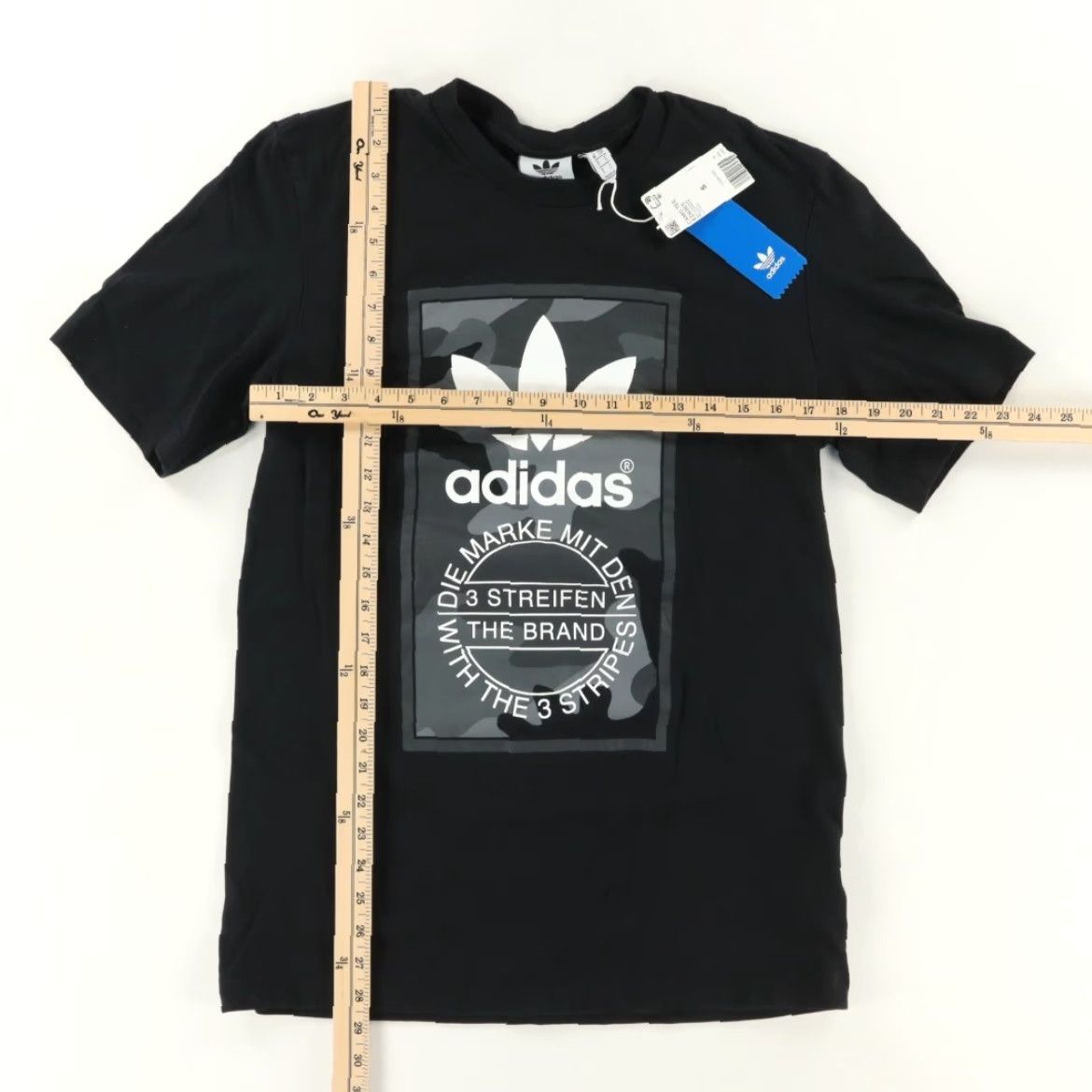 Adidas Adidas Camo Tee Solid T-Shirt Black Men's S Size US S / EU 44-46 / 1 - 3 Thumbnail
