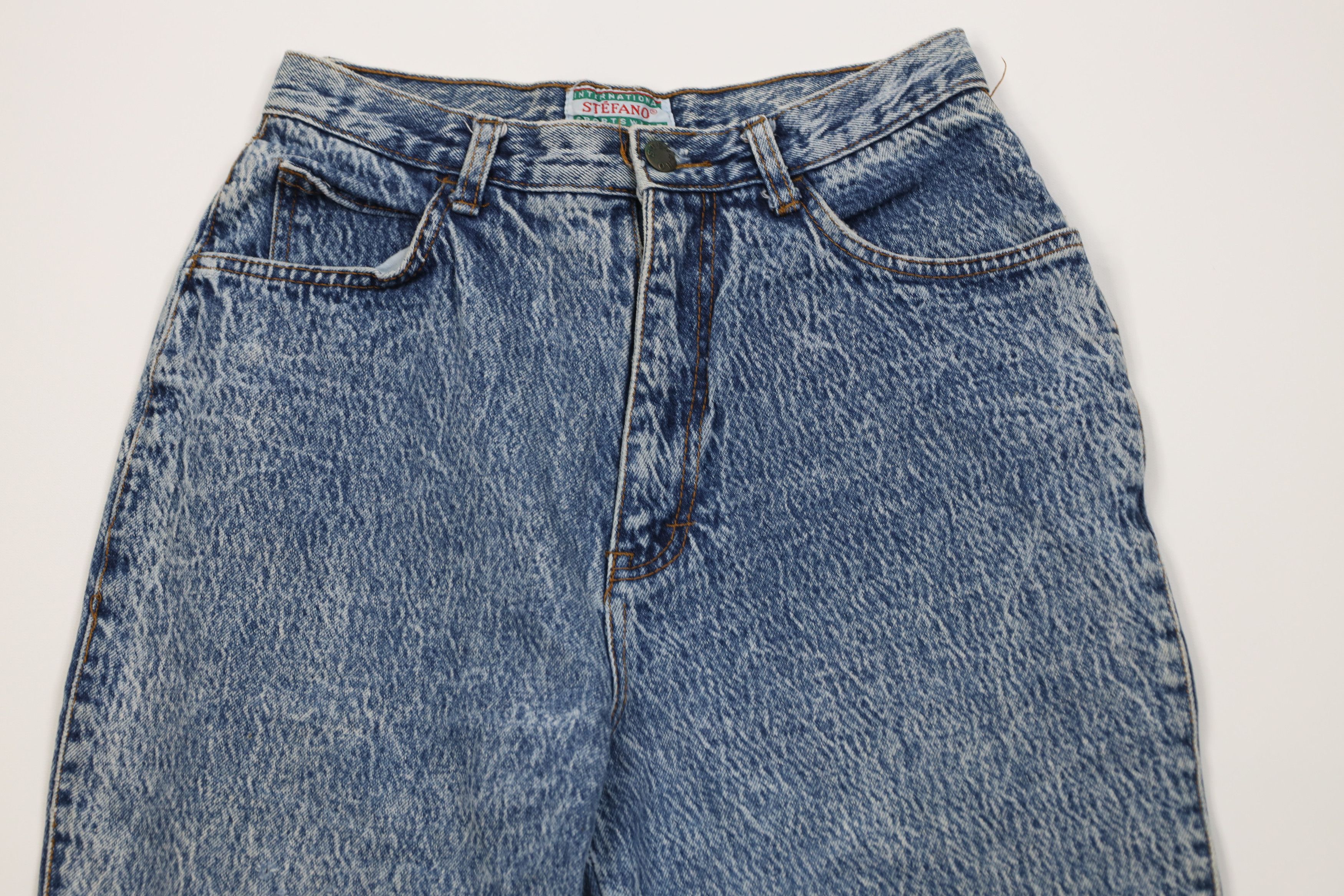 Vintage Vintage 80s 90s Streetwear Acid Wash Relaxed Tapered Jeans Size 32" / US 10 / IT 46 - 2 Thumbnail