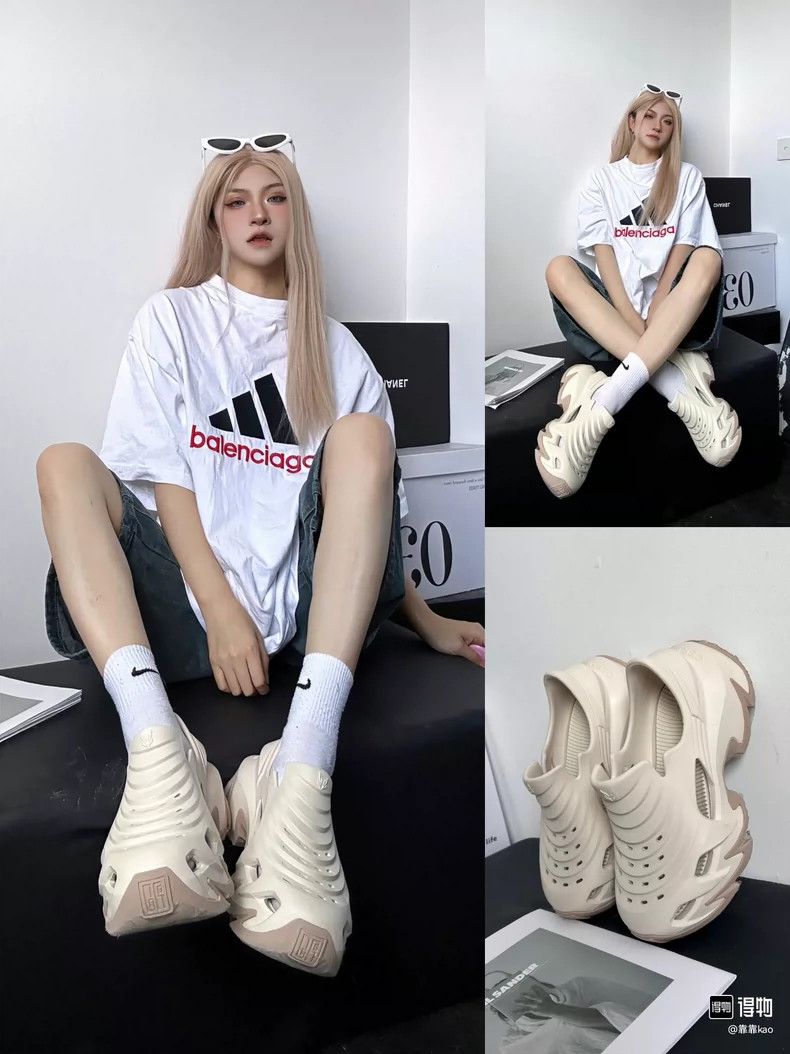 Balenciaga Balenciaga Adidas Co-Logo Monogrammed Embroidered T-Shirt Size US XL / EU 56 / 4 - 6 Thumbnail