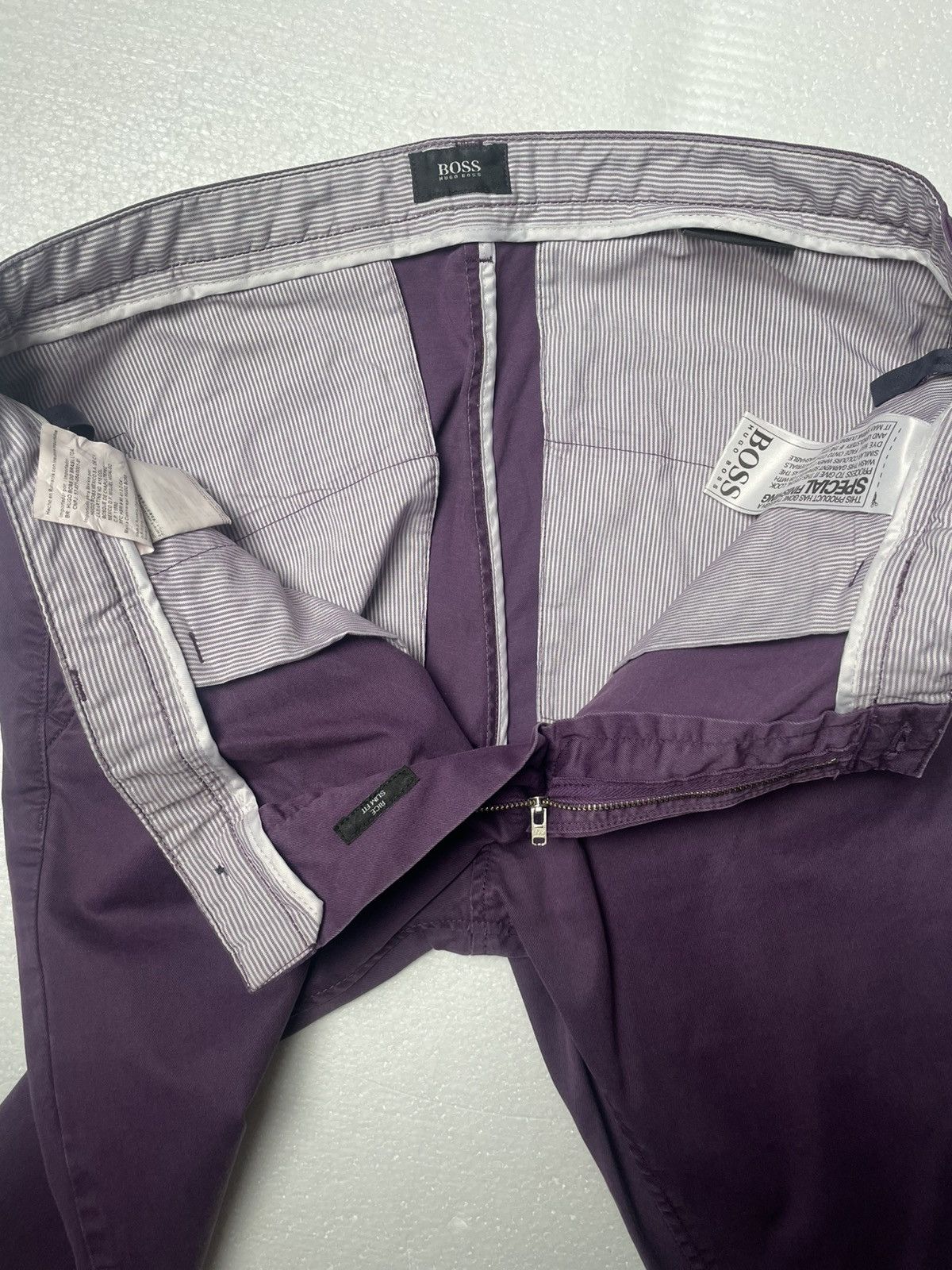 Hugo Boss BOSS Hugo Boss Stretch Chinos Pants Cotton Slim Fit Casual Size US 34 / EU 50 - 5 Thumbnail