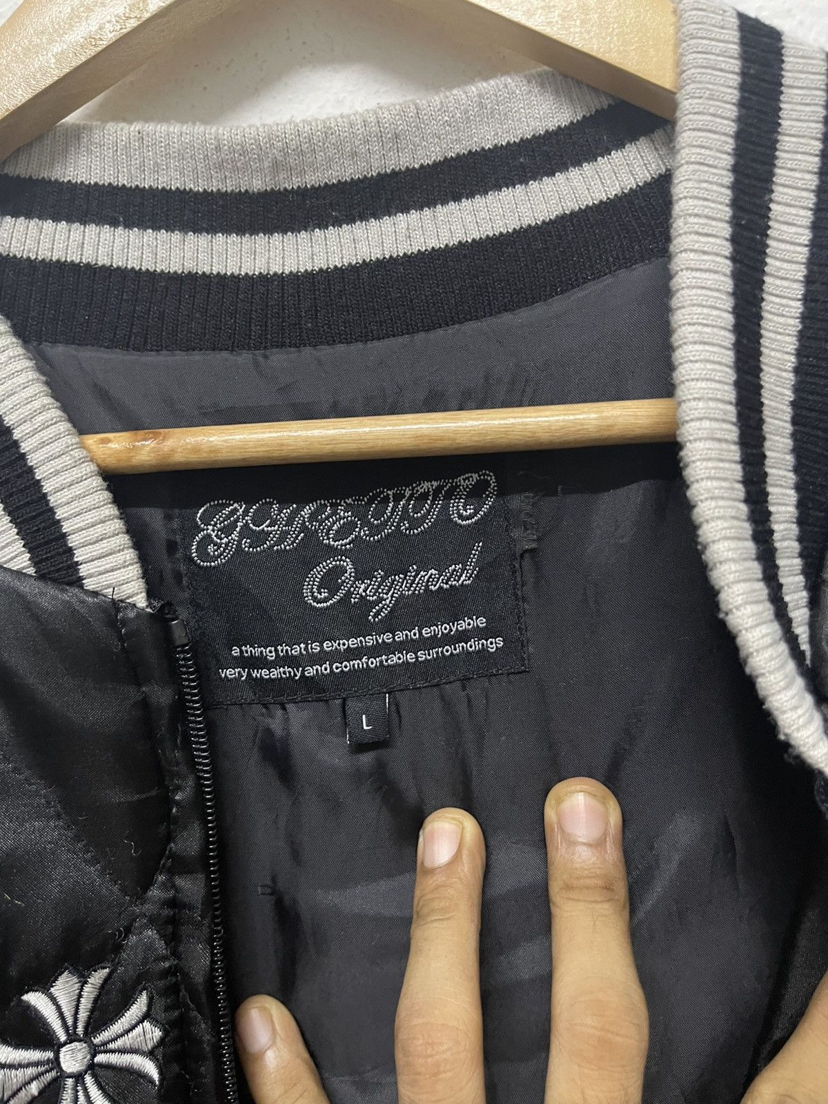 If Six Was Nine × Japanese Brand × Seditionaries 2000s CHROME HEARTS INSPIRED GHETTO BRAND CROSS DESIGN RARE Size US L / EU 52-54 / 3 - 15 Thumbnail