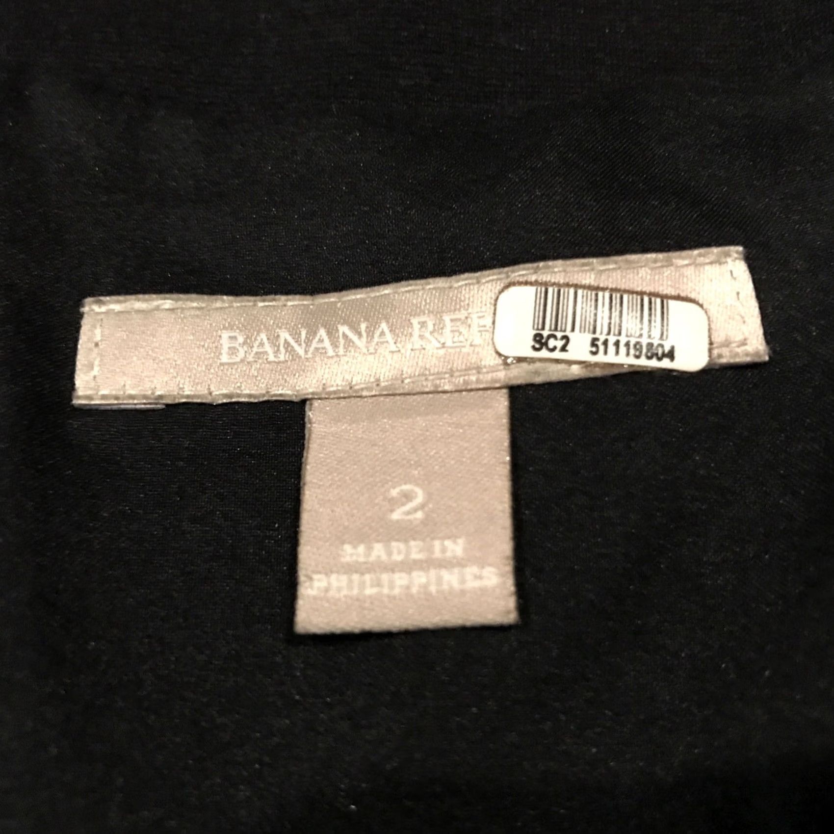 Banana Republic Banana Republic Womens Blazer Jacket Black Polyester Regular Size 2 Womens Modern Business Blazer Size XS / US 0-2 / IT 36-38 - 2 Thumbnail