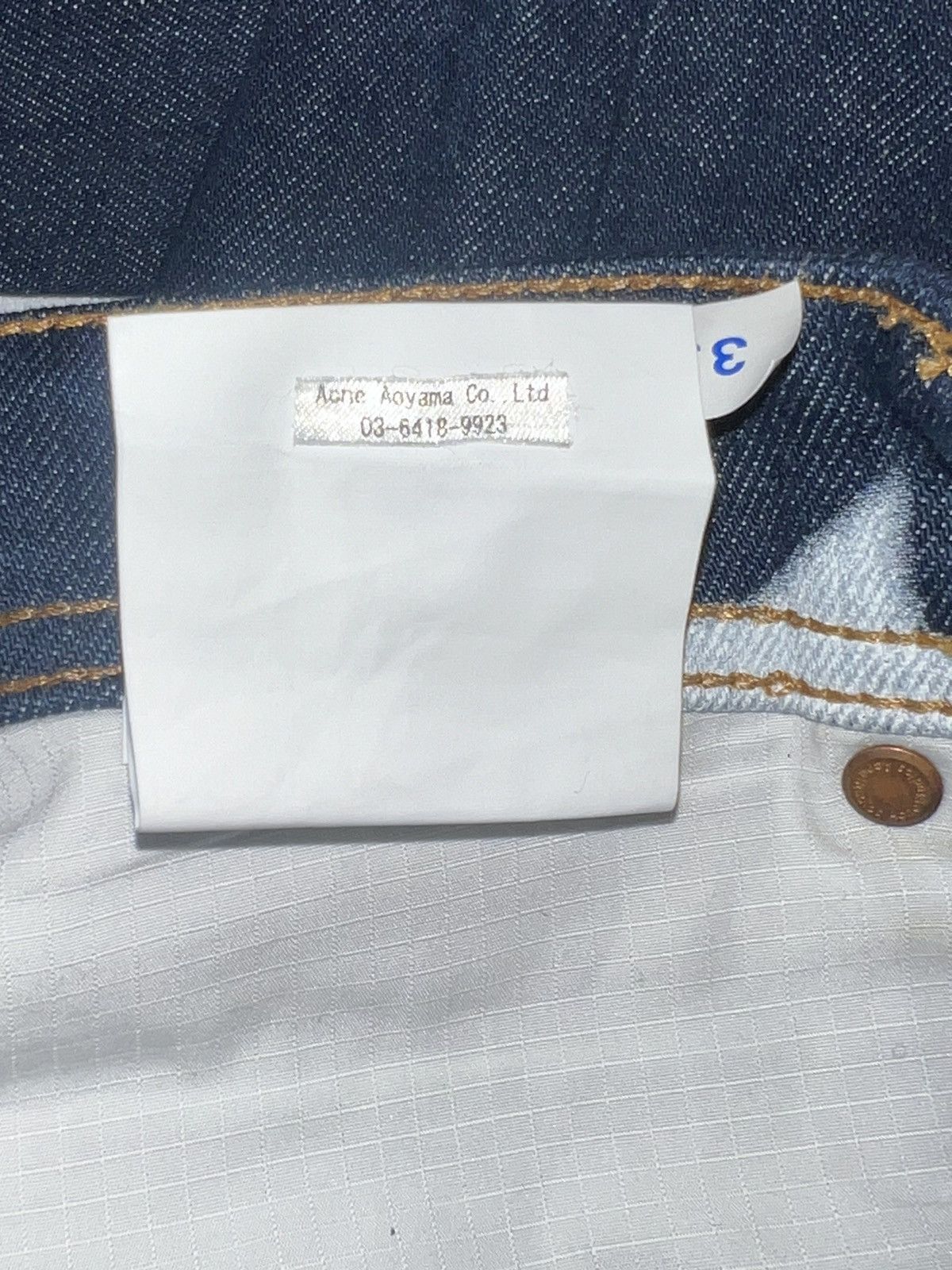 Acne Studios North Star Print Slim Fit Jean Size US 33 - 10 Thumbnail