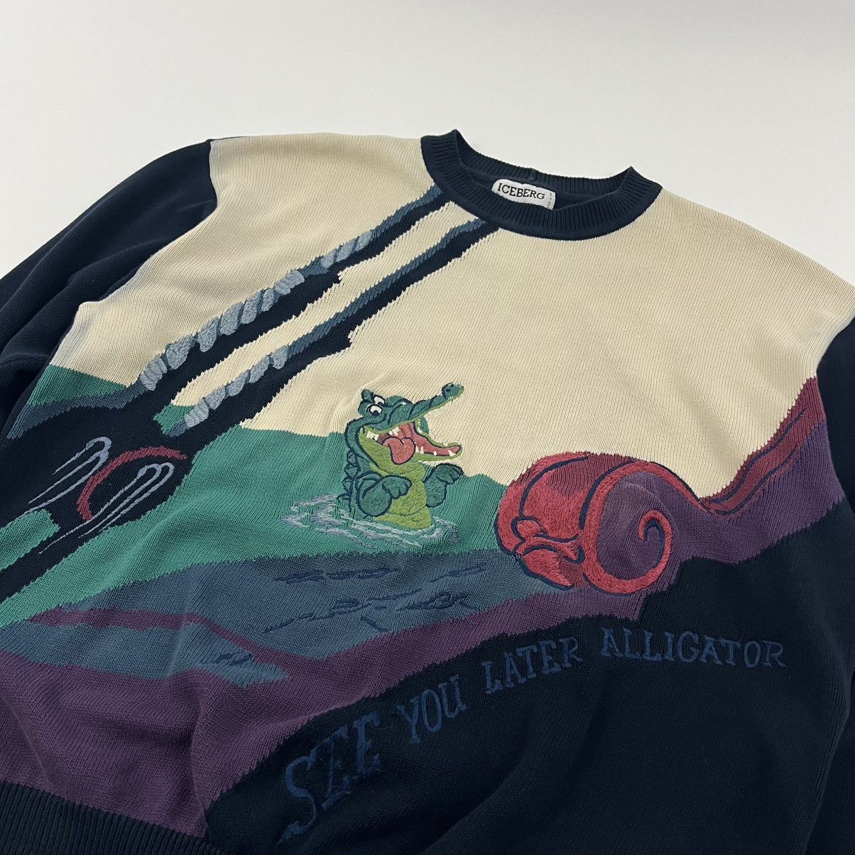 Iceberg 1991 vintage Iceberg Disney sweater | Grailed