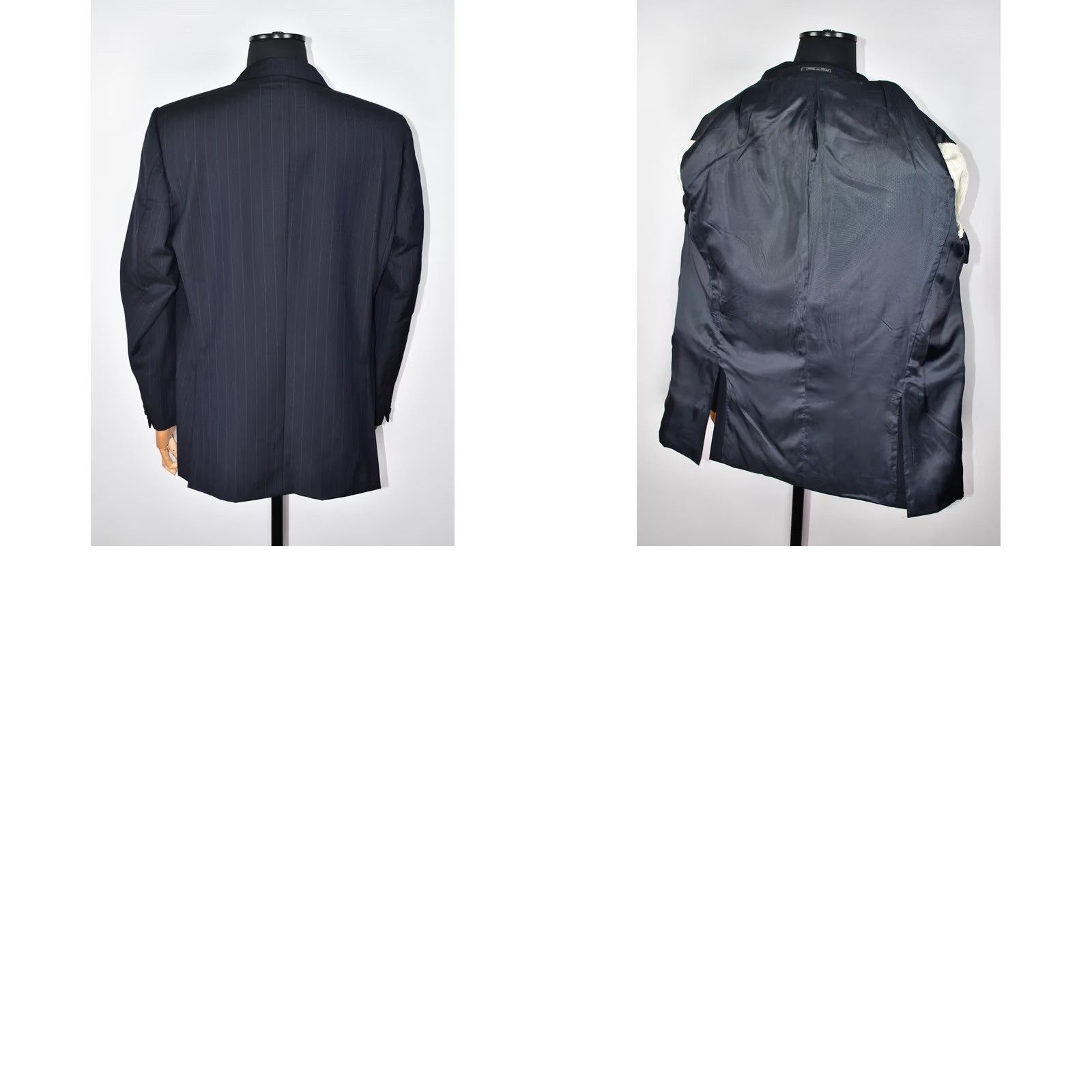 Corneliani Corneliani Blazer Striped Wool Men US 46 Size 46 100% Wool Brown Jacket/Blazer Style 100% Gen Size 46R - 9 Thumbnail