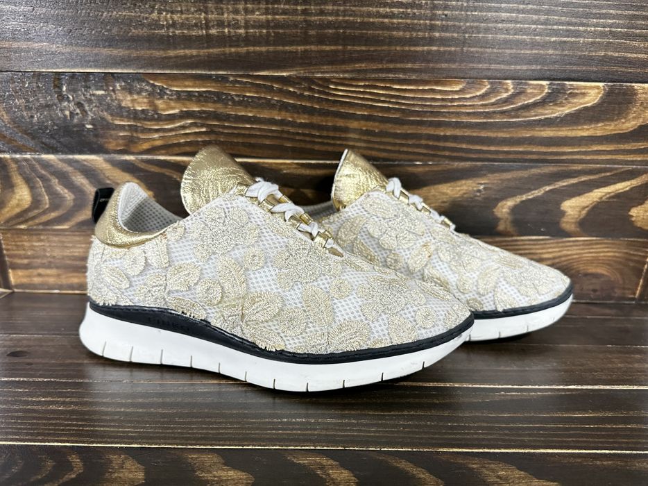 Sneakers Pinko Women's Gold Lace Up Sneakers Made In Italy Luxury Grailed