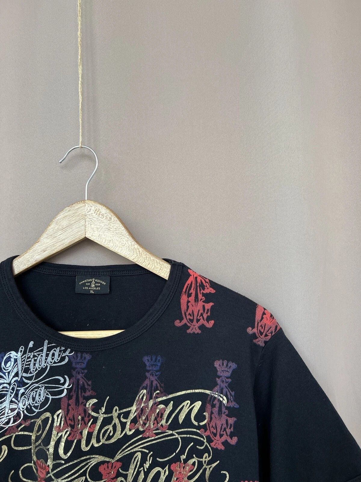 Christian Audigier Christian Audigier Los Angeles Print T-Shirt Womens Size XL Size US XL / EU 56 / 4 - 6 Thumbnail