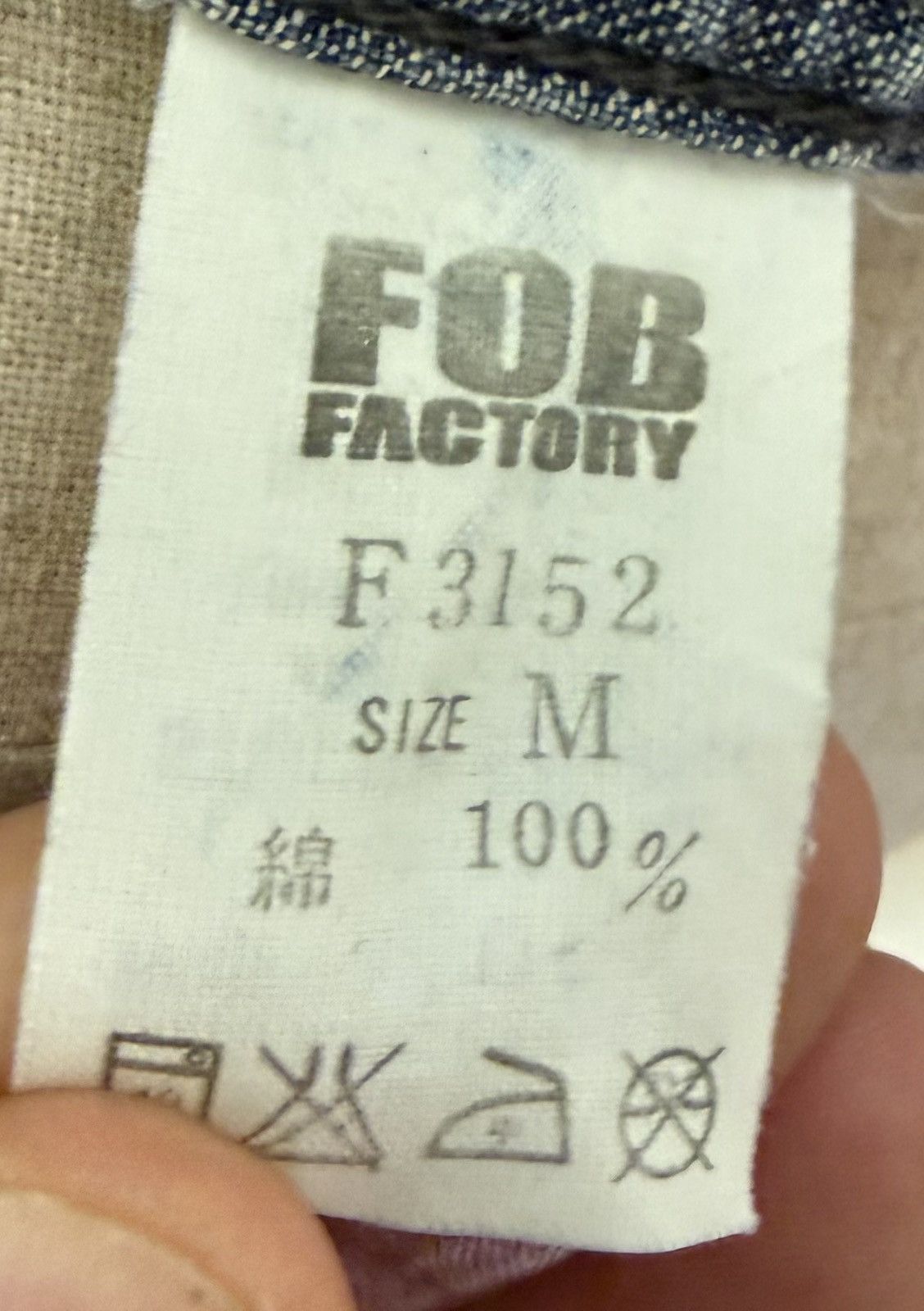 FOB Factory FOB Factory F3152 Denim Western Shirt – Made in Japan – M Size US M / EU 48-50 / 2 - 5 Thumbnail