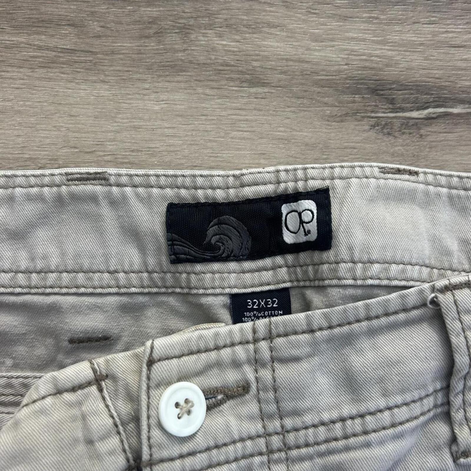 Ocean Pacific Vintage y2k Ocean Pacific Baggy Tan Brown Pants size 32/32 Size US 32 / EU 48 - 5 Thumbnail