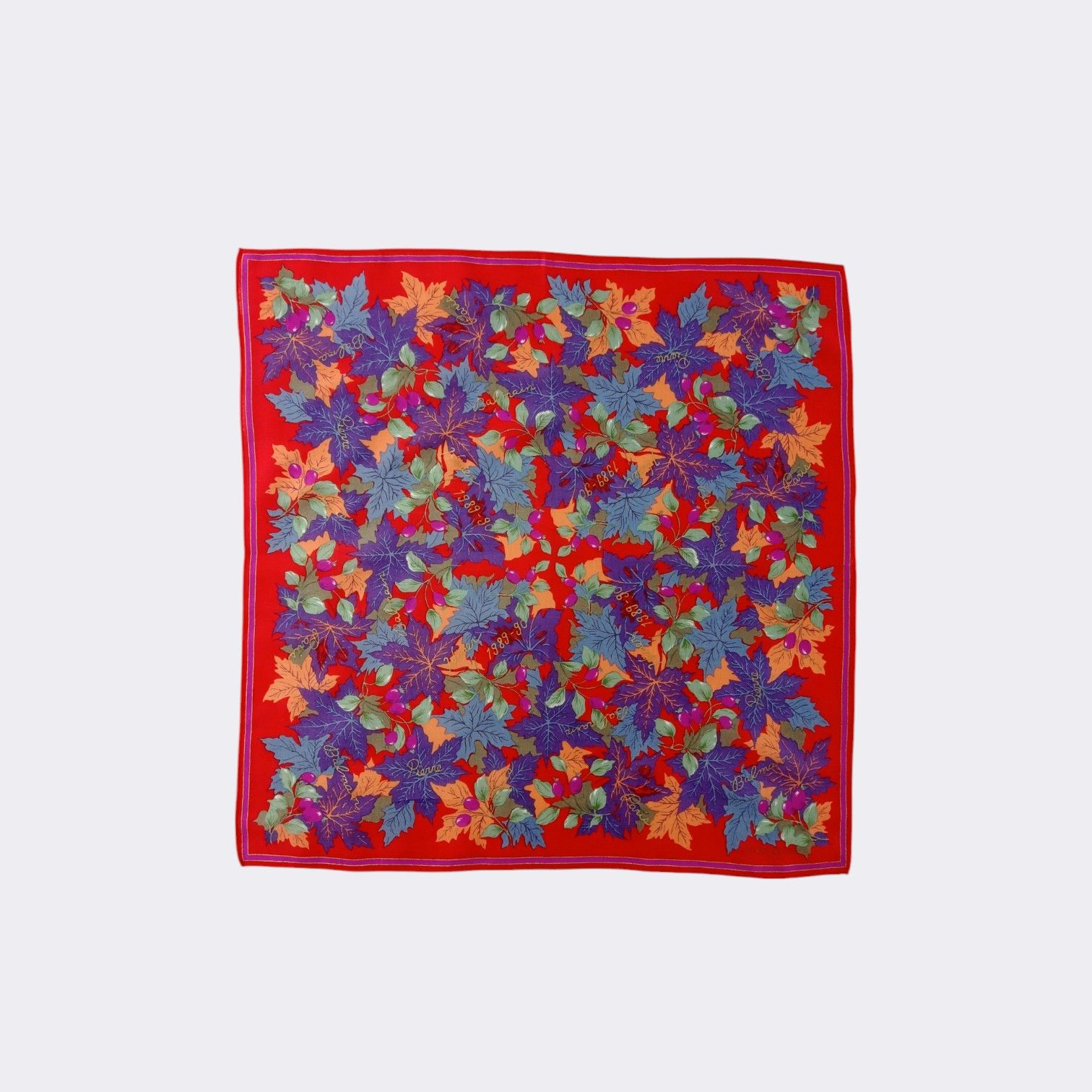 Pierre Balmain × Vintage Vintage Pierre Balmain Handkerchief Neckerchief H241I Size ONE SIZE - 2 Thumbnail