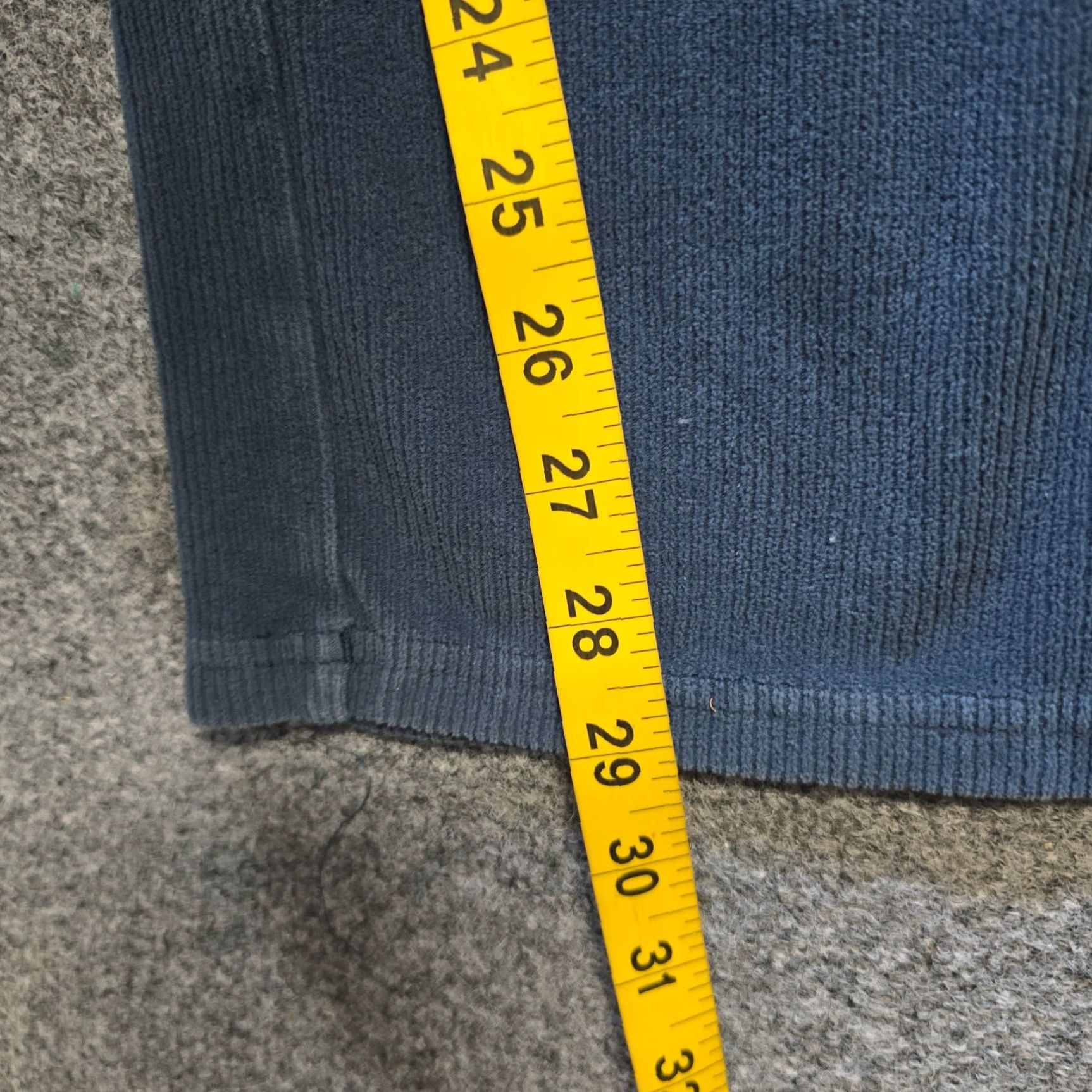 Vintage VINTAGE? (No) LL Bean Pants Womens Medium Blue Perfect Knit Corduroy High Rise Casual Size 32" / US 10 / IT 46 - 7 Thumbnail