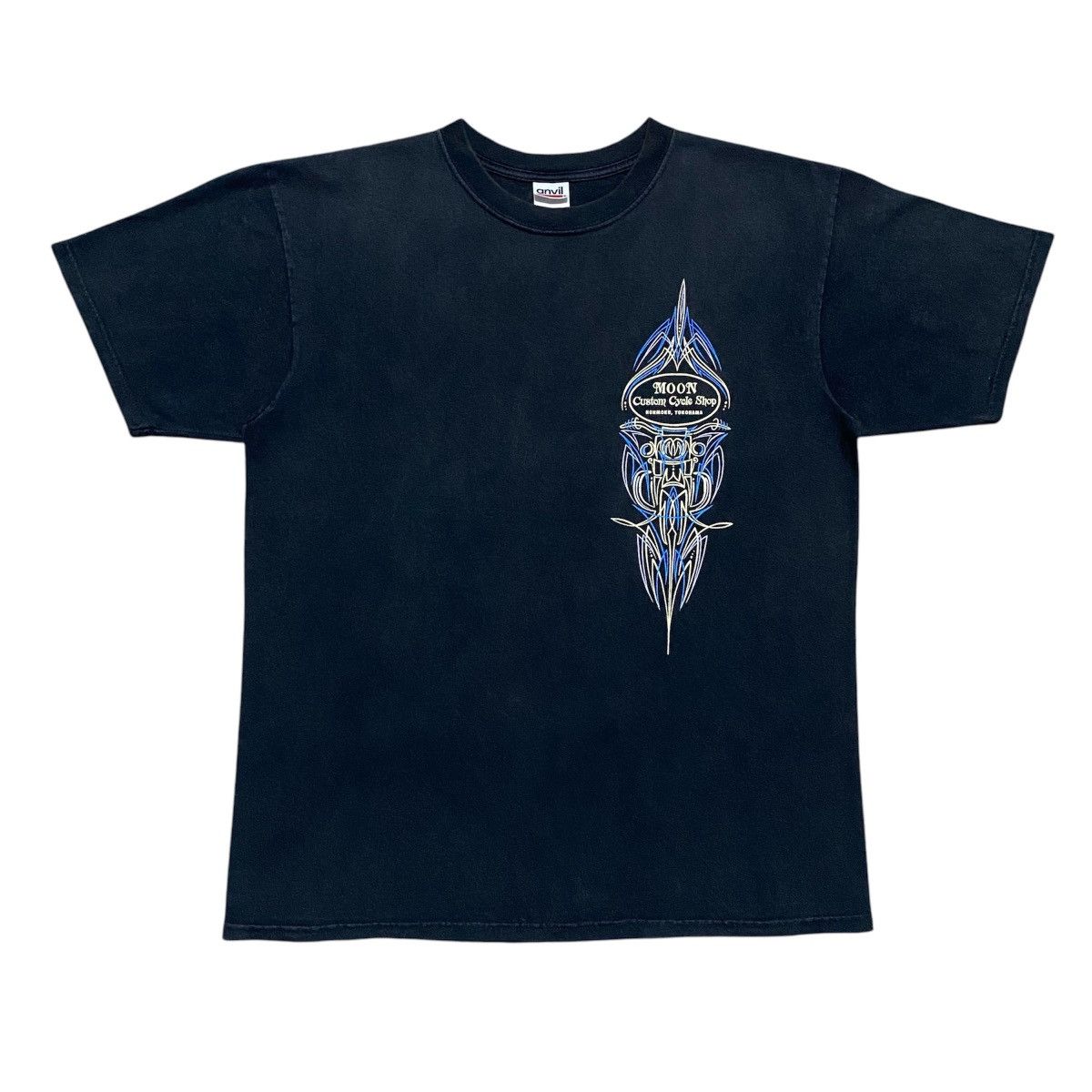 Vintage Rare‼️🔥Vintage Mooneyes X Custom Cycle Shop T-Shirt Size US S / EU 44-46 / 1 - 2 Thumbnail