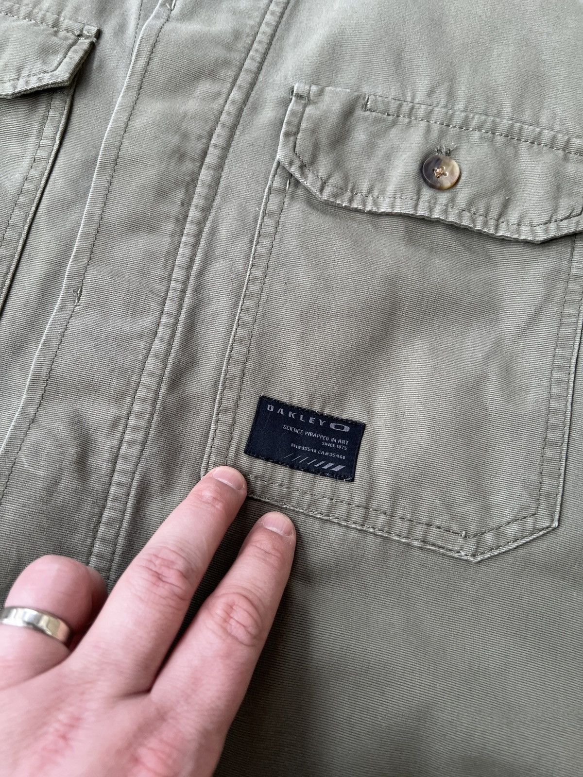 Oakley Oakley Vintage Khaki jacket Size US M / EU 48-50 / 2 - 2 Thumbnail