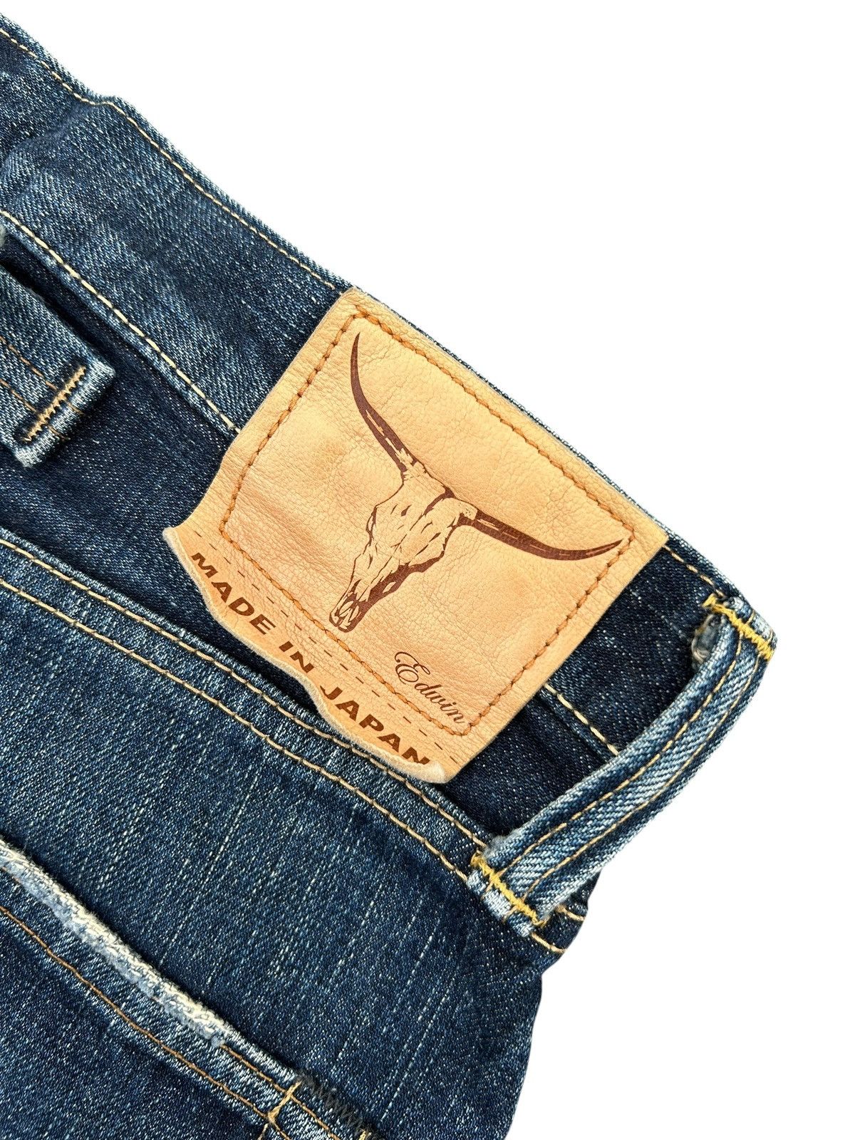 Kapital Vintage Edwin 505ZX Selvedge Buckle Back Repair Denim Jeans Size US 32 / EU 48 - 5 Thumbnail