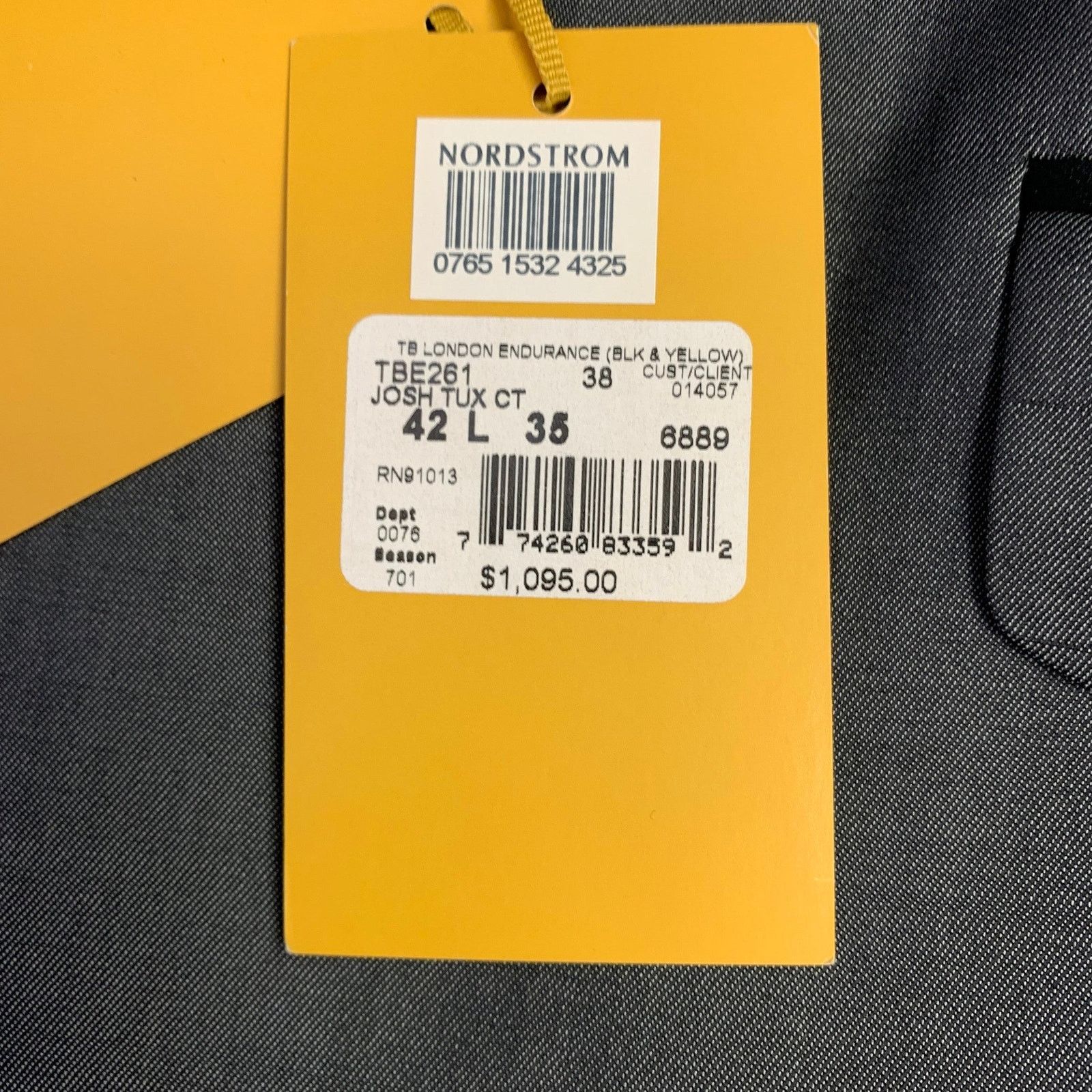 Size 42 Long Grey Black Wool Mohair Shawl Collar Sport Coat