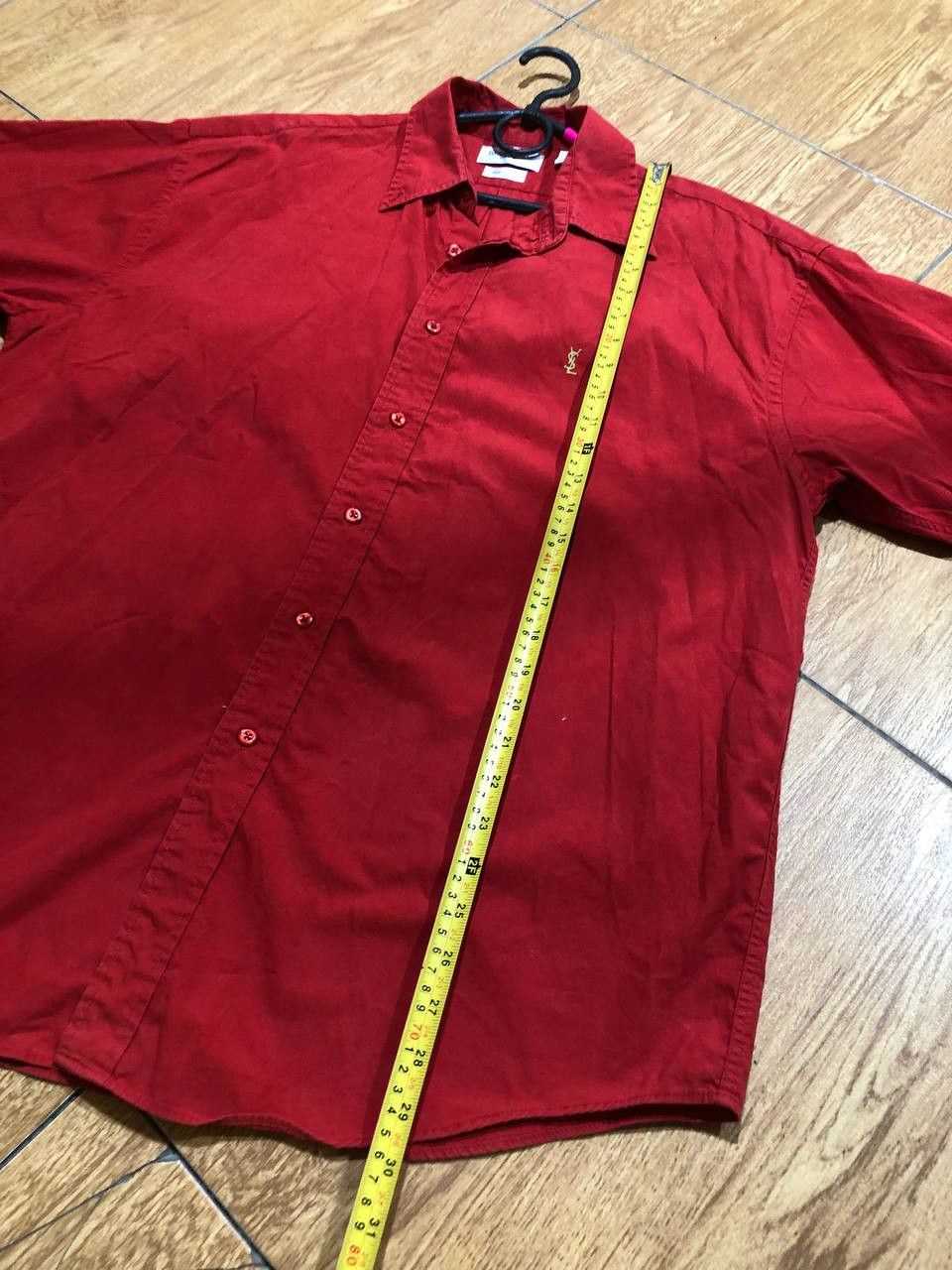 Yves Saint Laurent Vintage Yves Saint Laurent Cotton Shirt Buttons short Sleeve Size US L / EU 52-54 / 3 - 7 Thumbnail