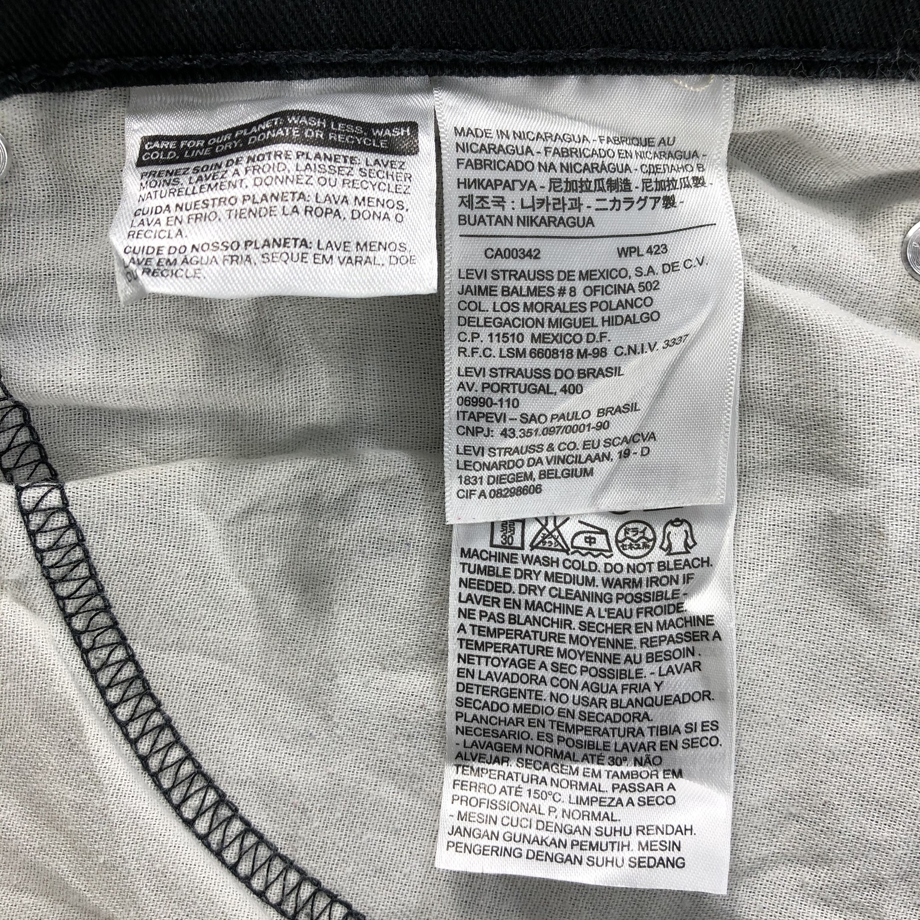 Levi's W48 Vintage Black Levis 541 Jeans-J1251 Size US 44 / EU 60 - 9 Thumbnail