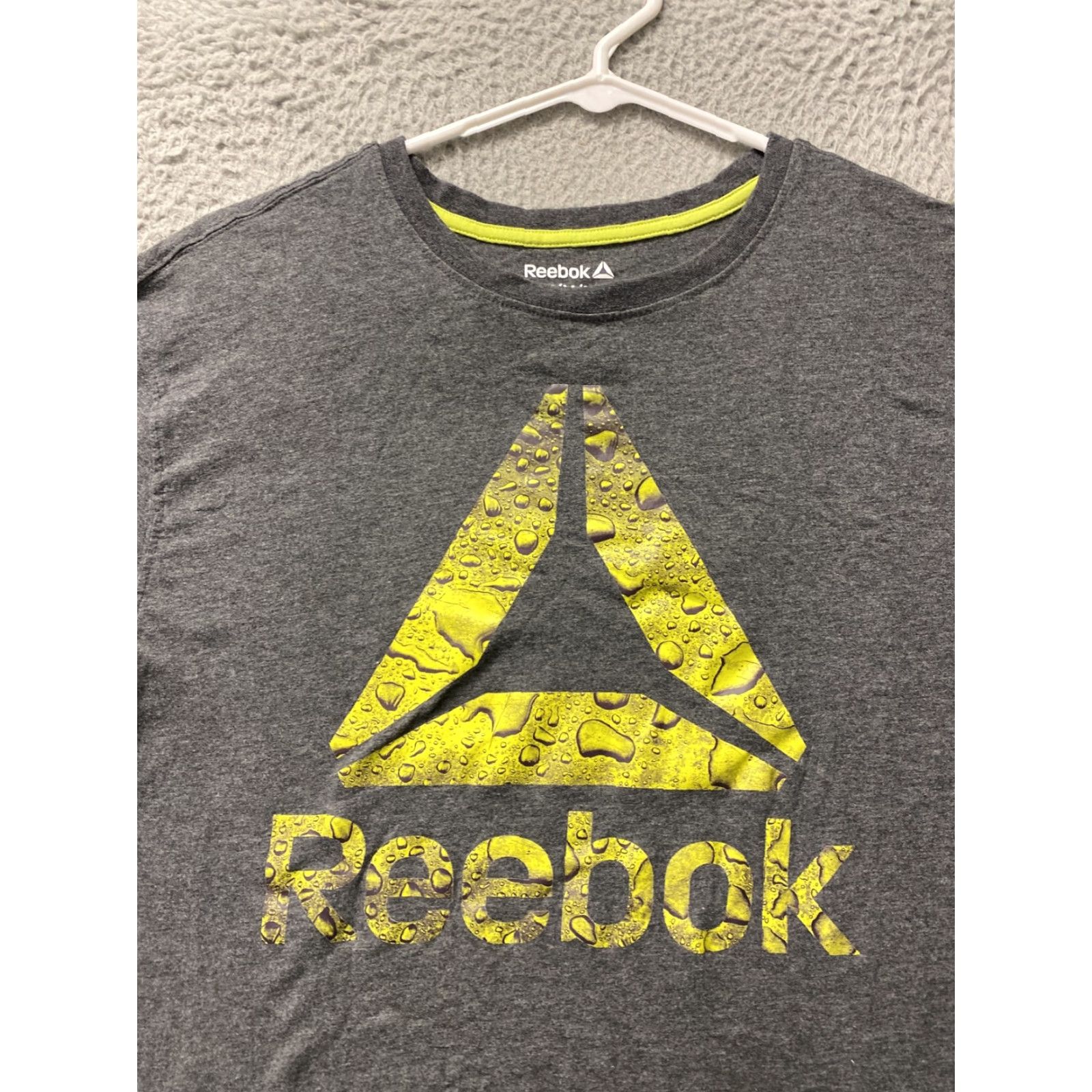 Reebok Reebok Graphic T-Shirt Men's Size M Classic Fit Gray Logo Sports Tee Size US M / EU 48-50 / 2 - 2 Thumbnail