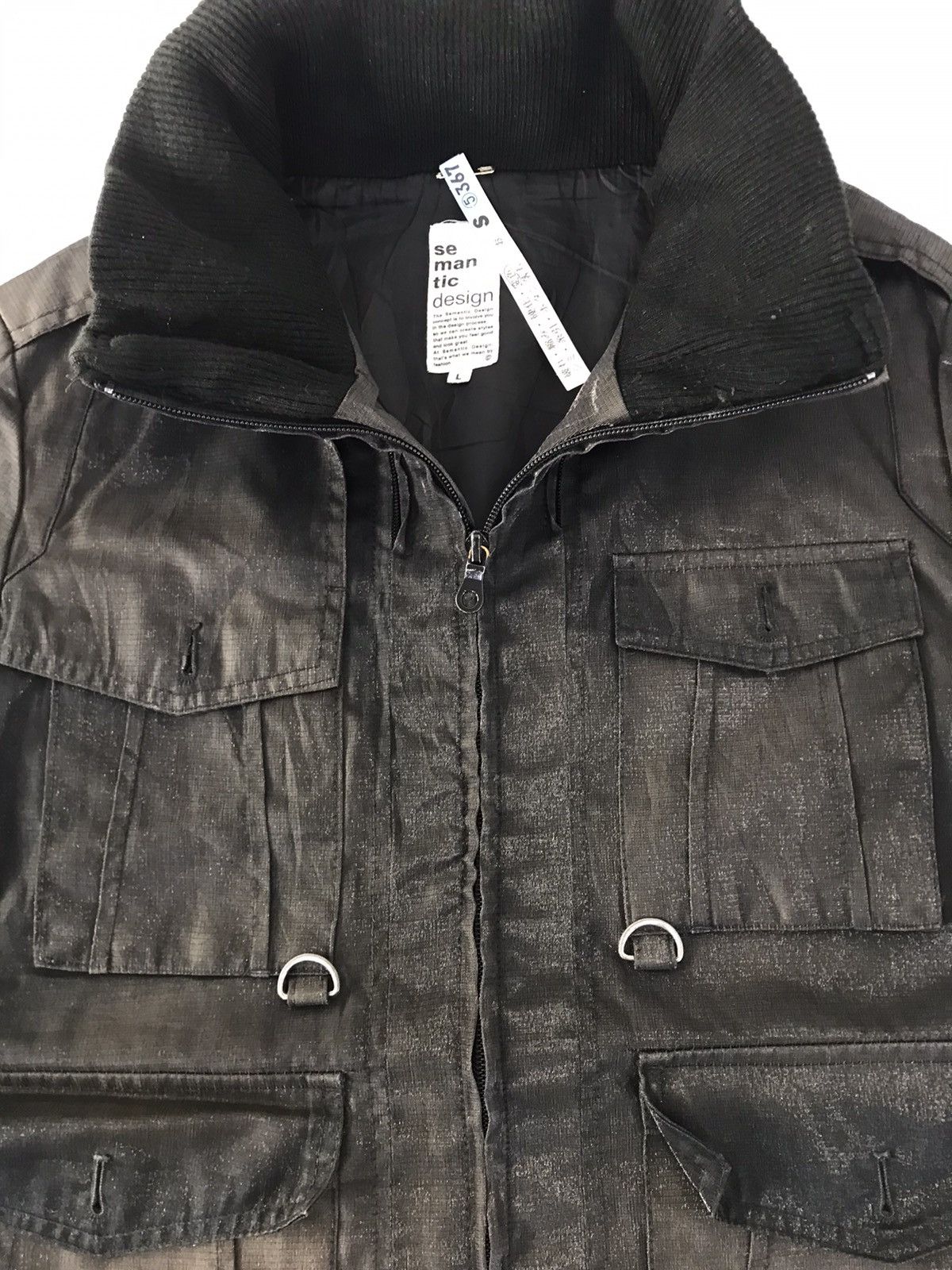 Japanese Brand Semantic Design Bomber Padded Jacket Cyber Punk YA848j Size M / US 6-8 / IT 42-44 - 3 Thumbnail