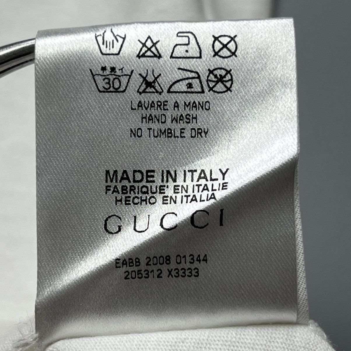 Gucci × Vintage Gucci - Gold Aglet Medal Plain - Tshirt Size M / US 6-8 / IT 42-44 - 10 Thumbnail