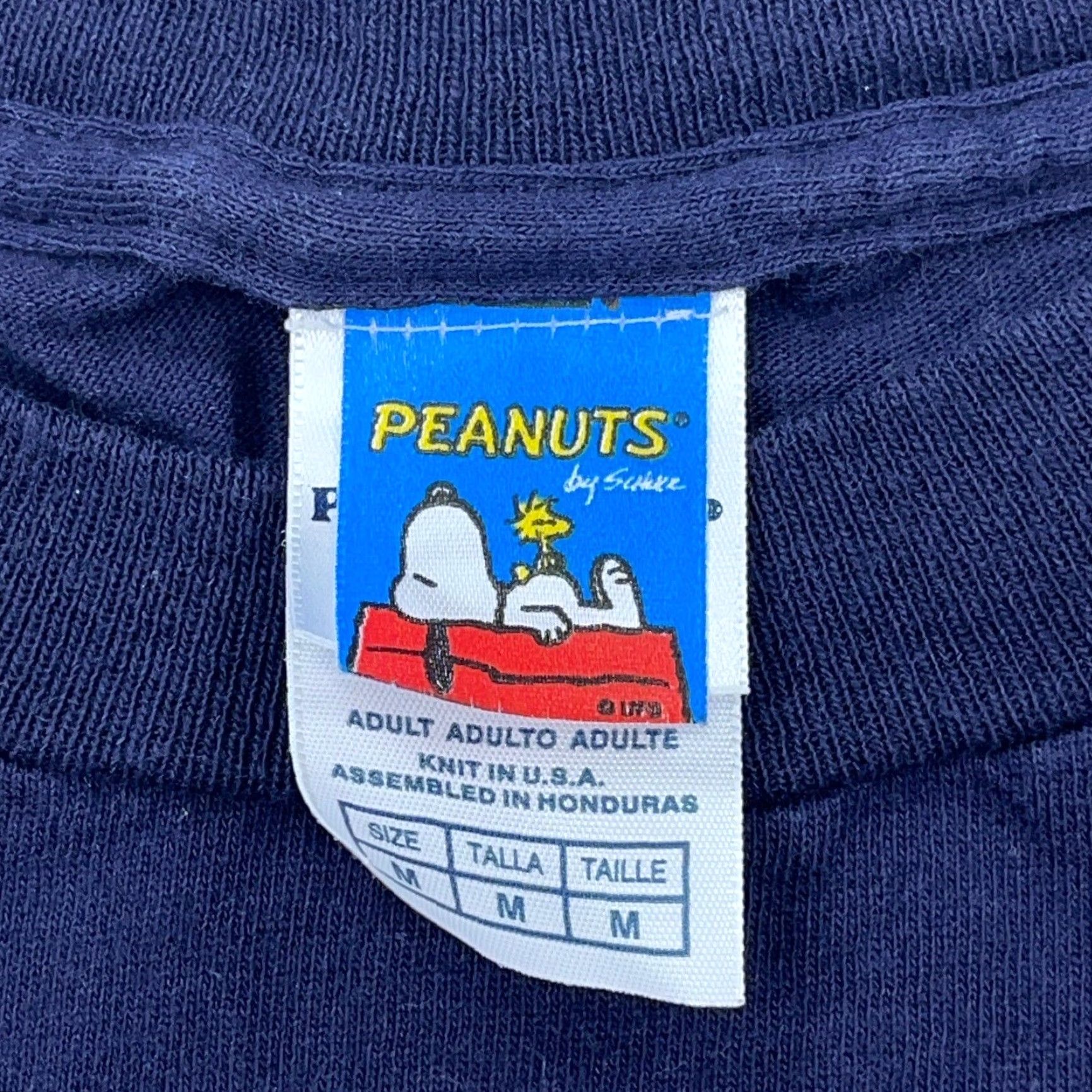 Peanuts VINTAGE Peanuts Shirt Men Medium Blue Christmas Snowman Snoopy Charlie Brown Y2K Size US M / EU 48-50 / 2 - 5 Thumbnail