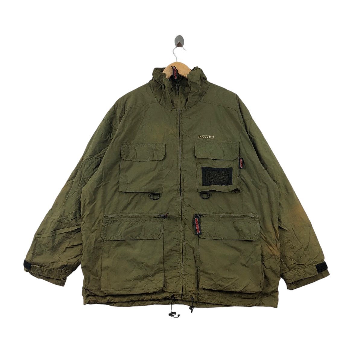 Vintage 90s VANS Gorpcore Jacket Multipocket Streetwear