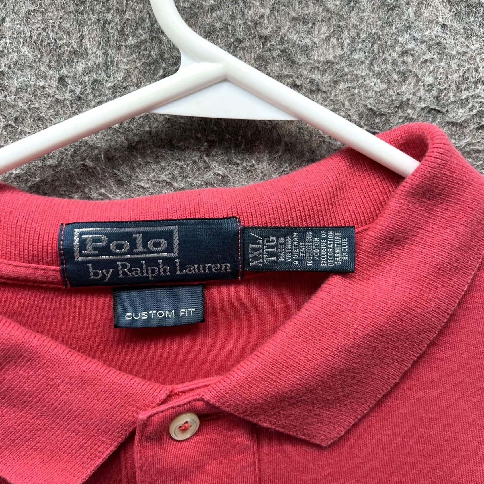 Polo Ralph Lauren Polo Ralph Lauren Polo Shirt Mens 2XL Red Custom Fit Pony Logo Golf Casual Shirt Size US XXL / EU 58 / 5 - 7 Thumbnail
