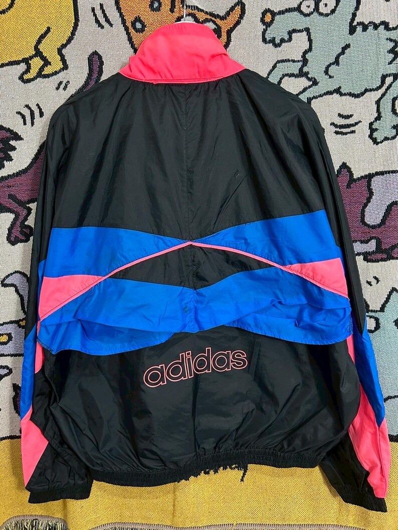 Adidas Vintage 90s Adidas Jacket size L Size US L / EU 52-54 / 3 - 2 Thumbnail