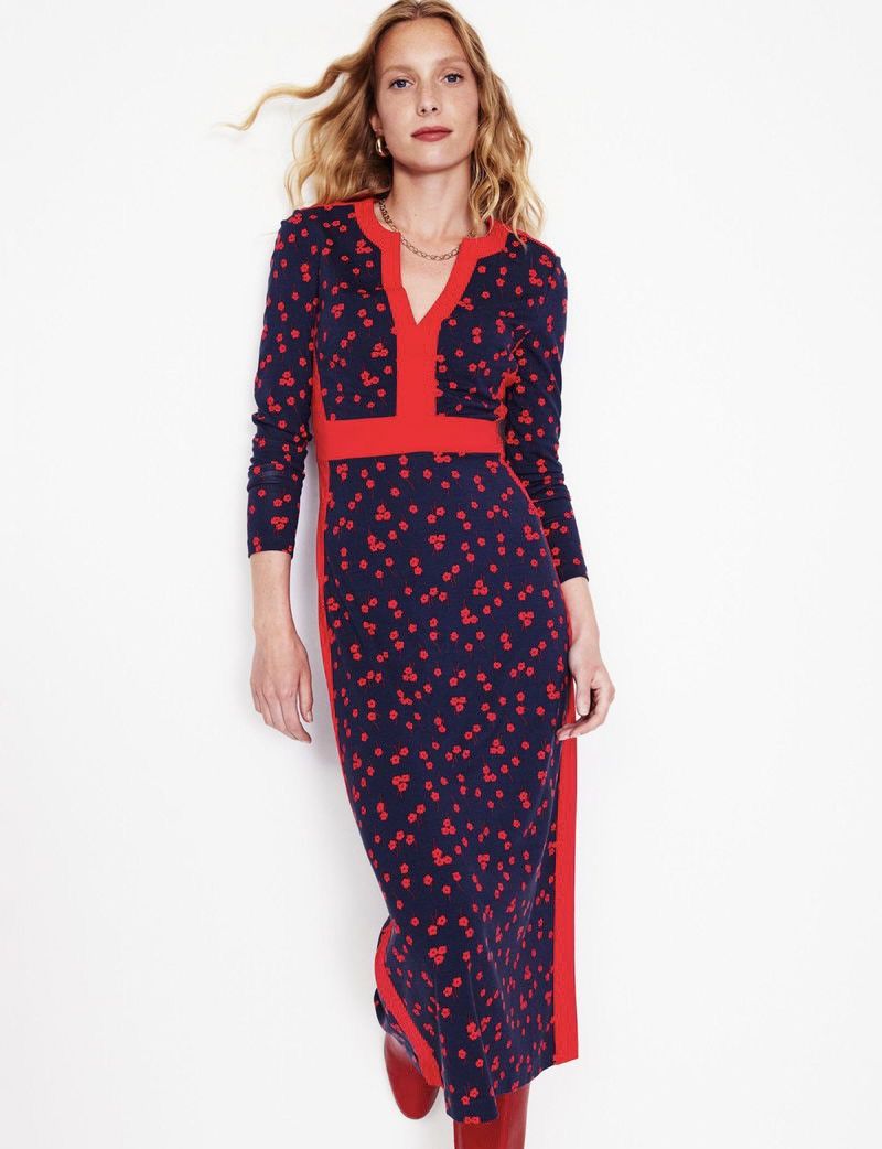 Boden Boden Catherine Ponte Midi Dress Women’s UK 10R Floral New Size M / US 6-8 / IT 42-44 - 11 Thumbnail