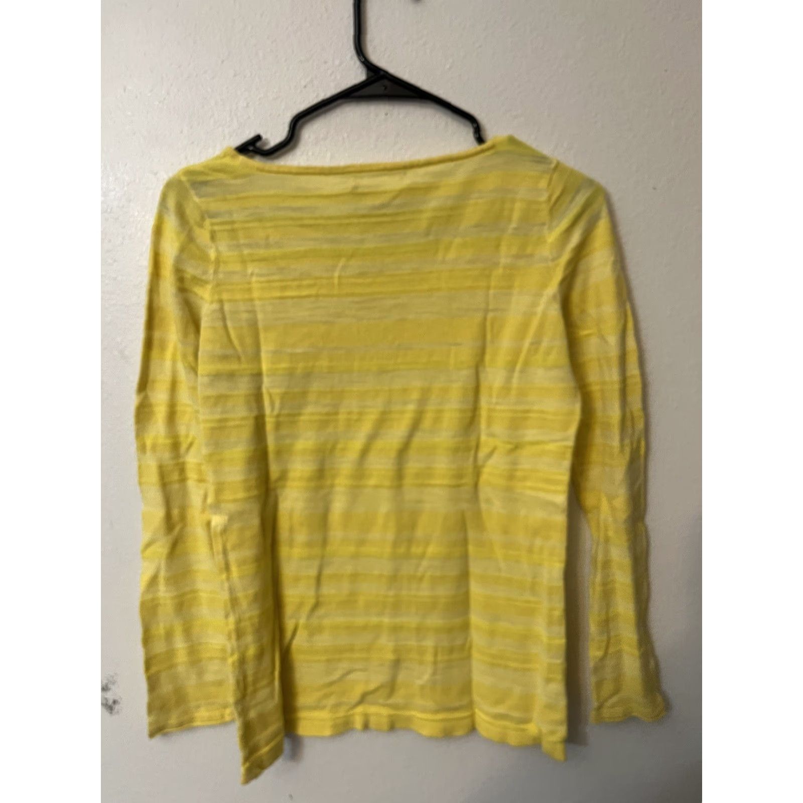 Banana Republic BANANA REPUBLIC Yellow Cotton Long Sleeve Shirt Womens Medium Size M / US 6-8 / IT 42-44 - 2 Thumbnail
