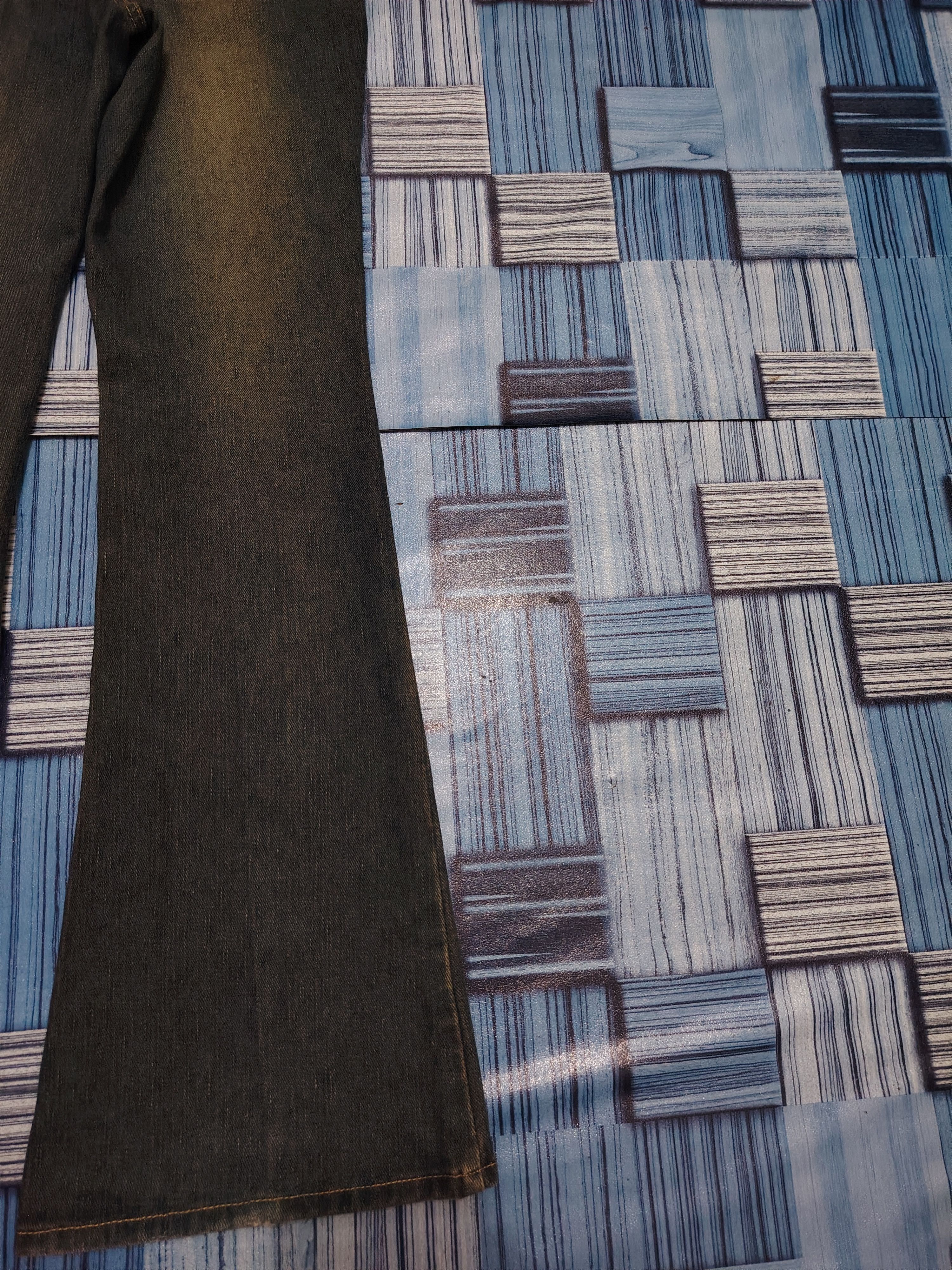 Le Grande Bleu (L.G.B.) 💥Rare design💥 Oririn Japan Bootcut Flared Jeans Size 26" / US 2 / IT 38 - 15 Thumbnail