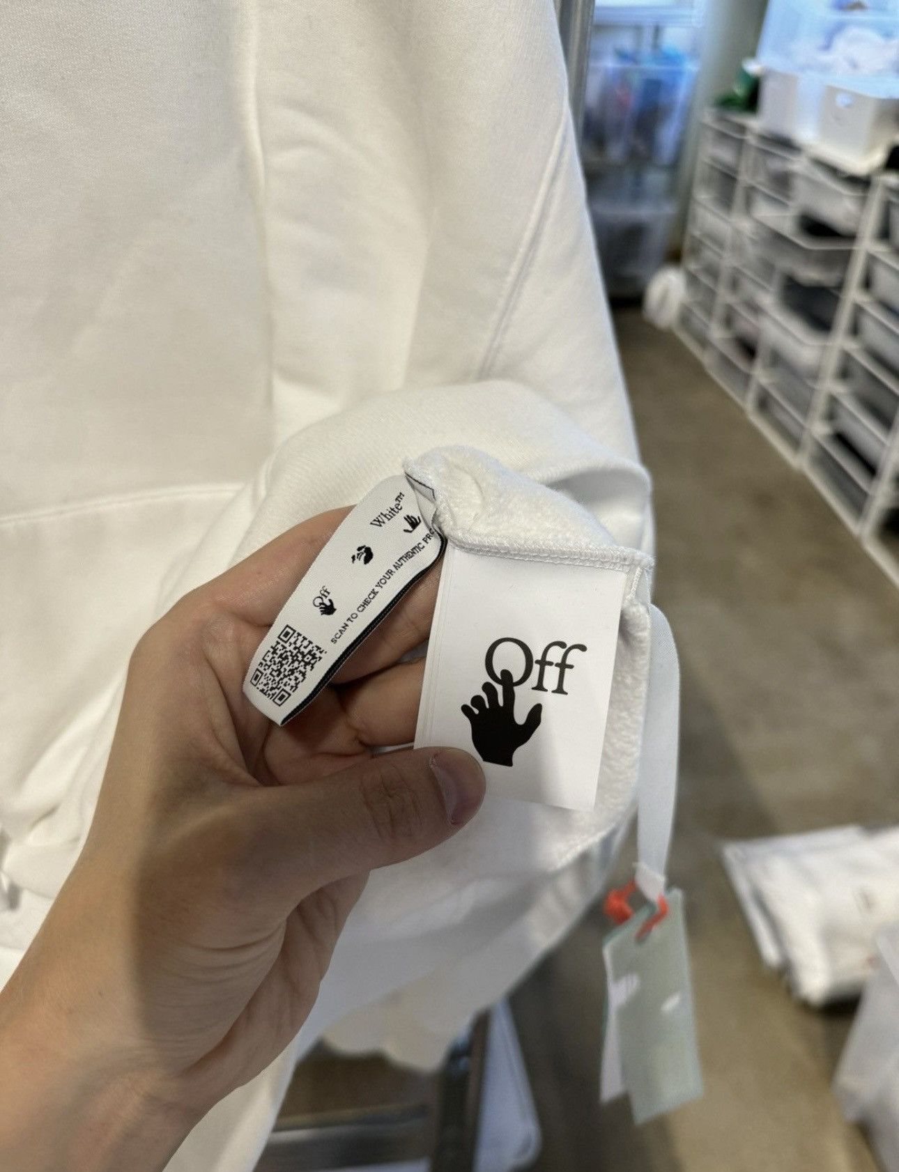 Off-White Off-White Caravaggio Crowning Hoodie NEW 800$ Size US L / EU 52-54 / 3 - 6 Thumbnail