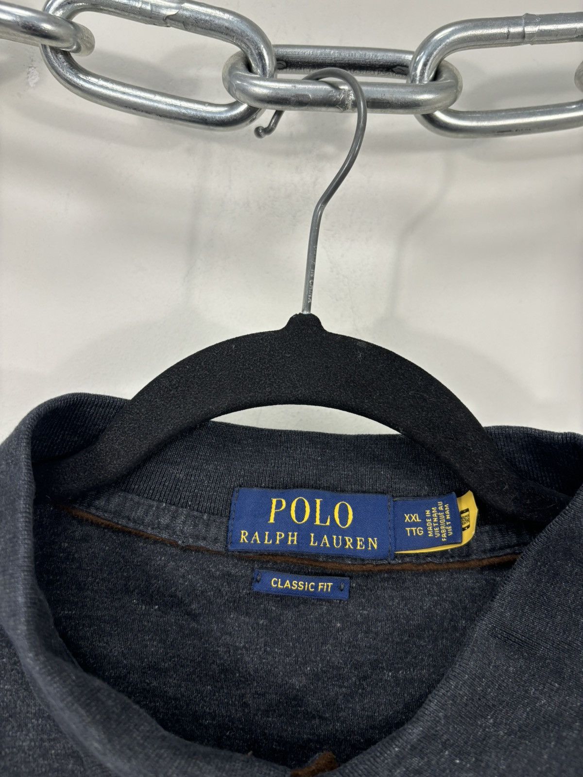 Polo Ralph Lauren Polo Ralph Lauren Men’s Gray Luxury Long Sleeve Polo Shirt Size US XXL / EU 58 / 5 - 7 Thumbnail
