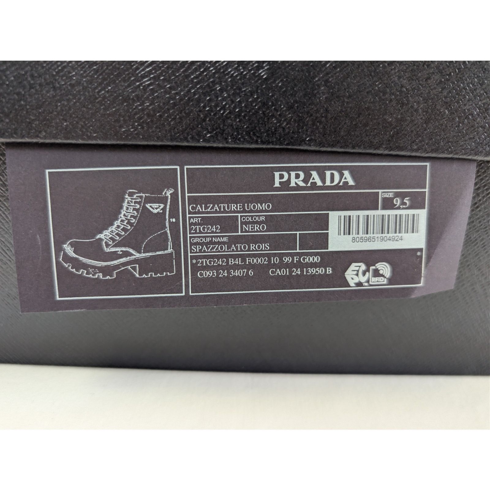 Prada o1rshd1 Monolith brushed leather and Re-Nylon boots in Black Size US 10.5 / EU 43-44 - 21 Thumbnail