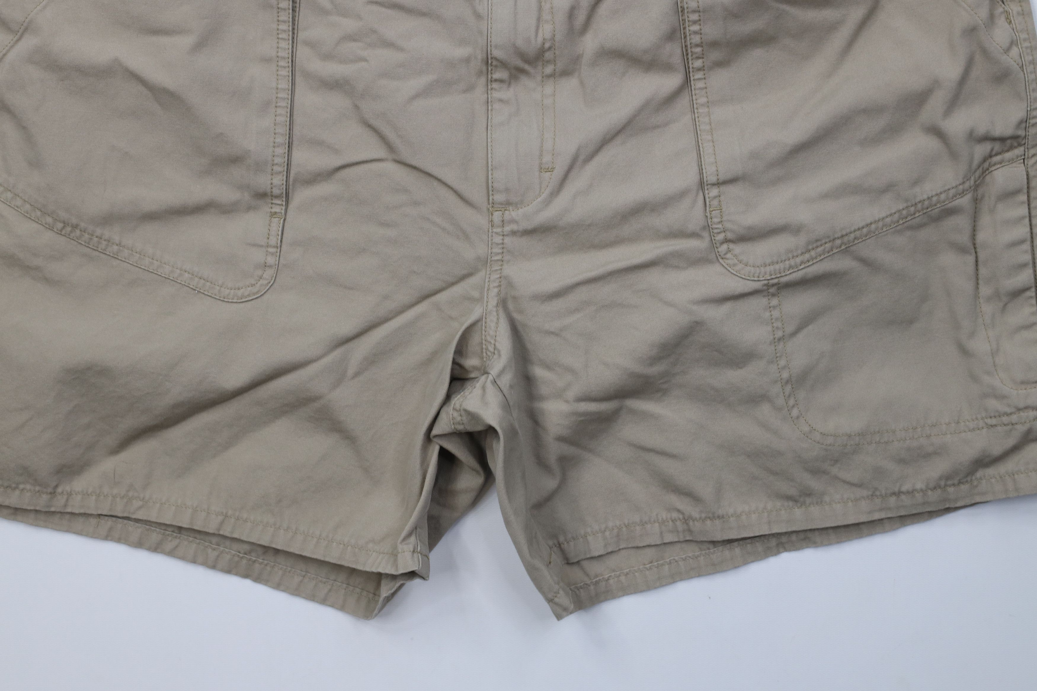 Woolrich Woolen Mills Vintage 90s Woolrich Above Knee Trekking Hiking Shorts Beige Size US 38 / EU 54 - 4 Thumbnail