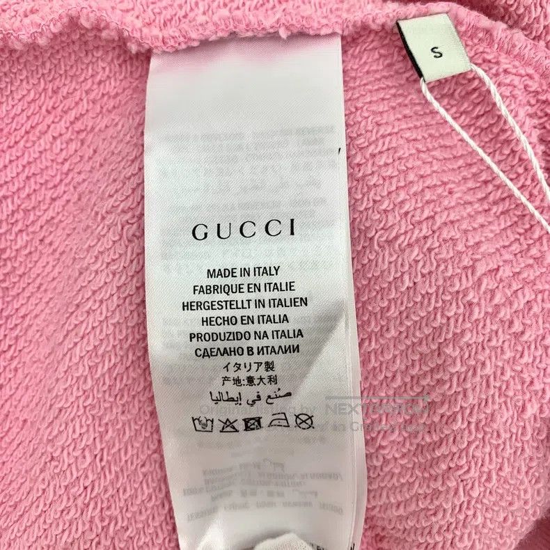 Gucci Gucci Pink floral deer printed cotton round-neck long-slee Size S / US 4 / IT 40 - 7 Thumbnail
