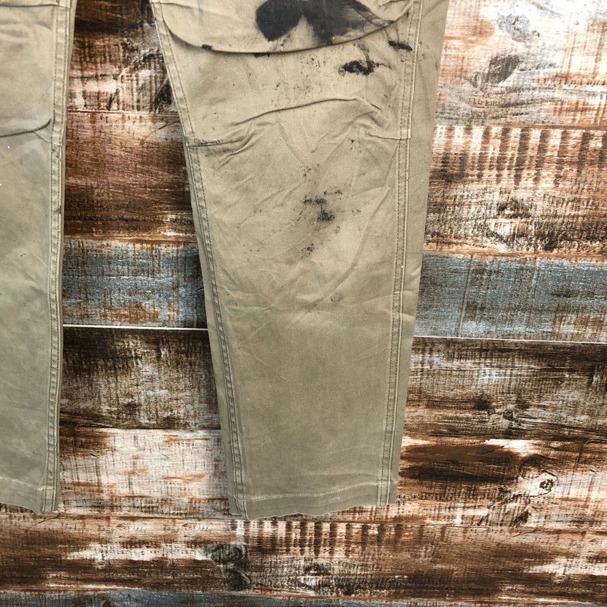 Japanese Brand DL Back Number Brown Cargo Multpocket Pants #C120 Size US 32 / EU 48 - 12 Thumbnail