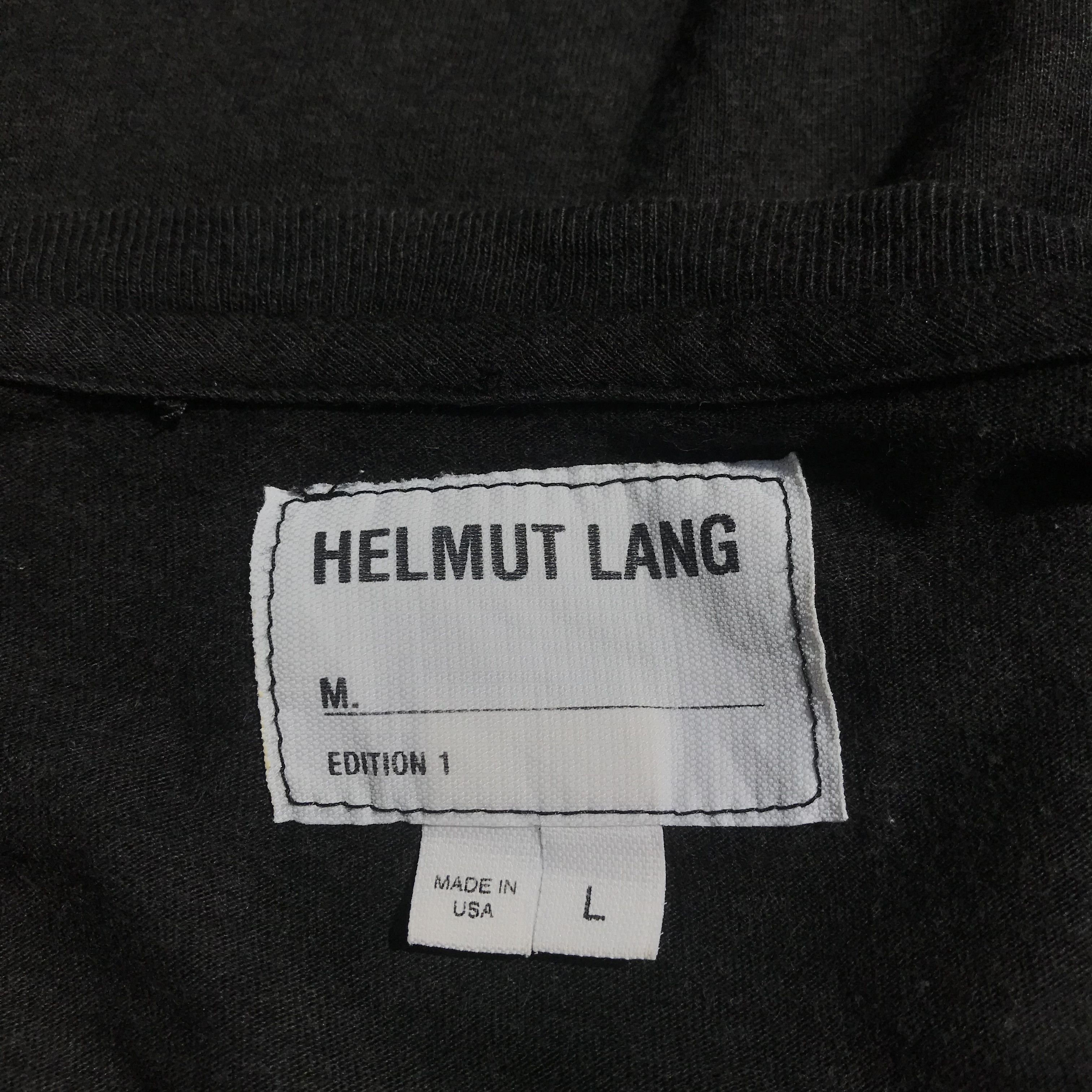 Designer × Helmut Lang Helmut Lang Edition One 1 Mk1 Tshirt Black Tee Made in Usa Size US L / EU 52-54 / 3 - 2 Thumbnail