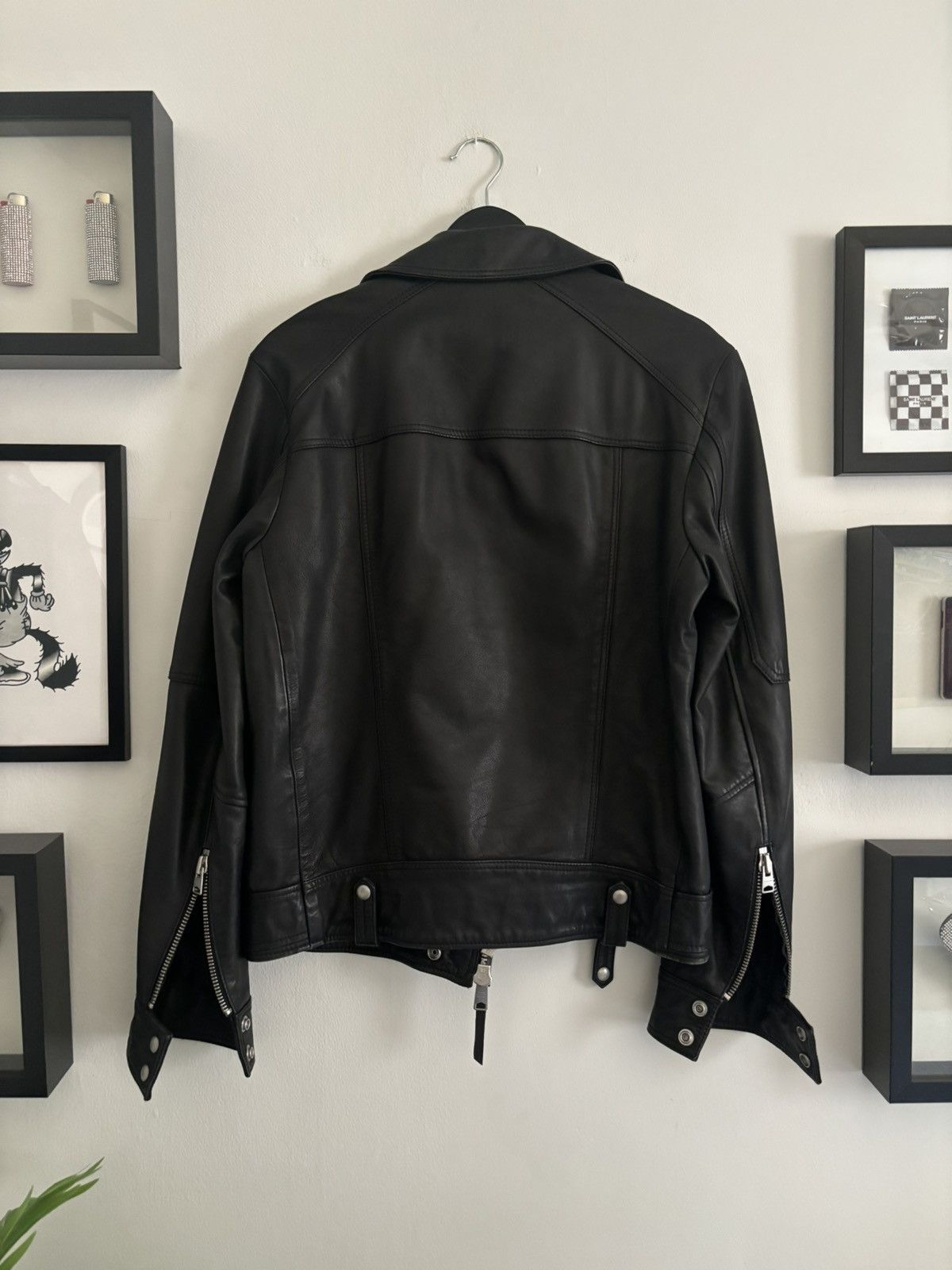 Allsaints LEATHER JACKET Size US S / EU 44-46 / 1 - 8 Thumbnail