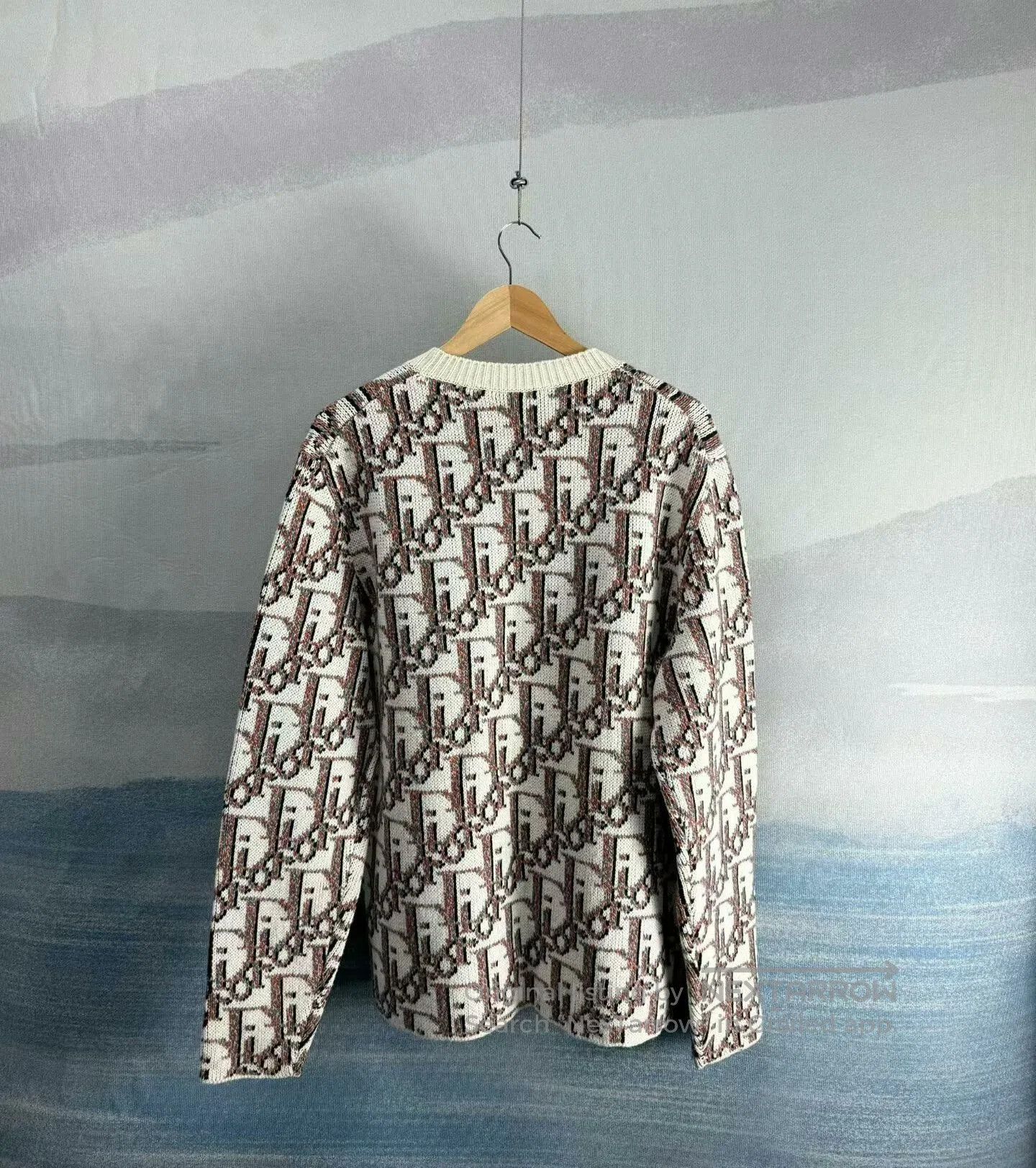 Other dior x shawn stussy brown wool sweater. Size US L / EU 52-54 / 3 - 3 Thumbnail