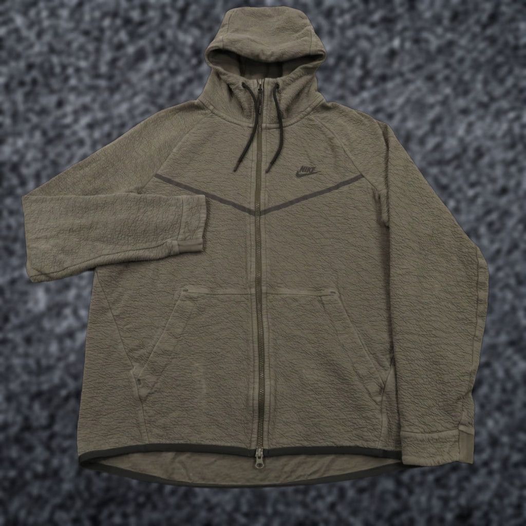 Nike Nike Jacket Men Large Tech Fleece Hoodie Full Zip Textured Windrunner Stone NSW.jpg Size US L / EU 52-54 / 3 - 1 Thumbnail